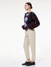 Slim Fit Cepli Pile Detaylı Cepli Chino Havuç Pantolon