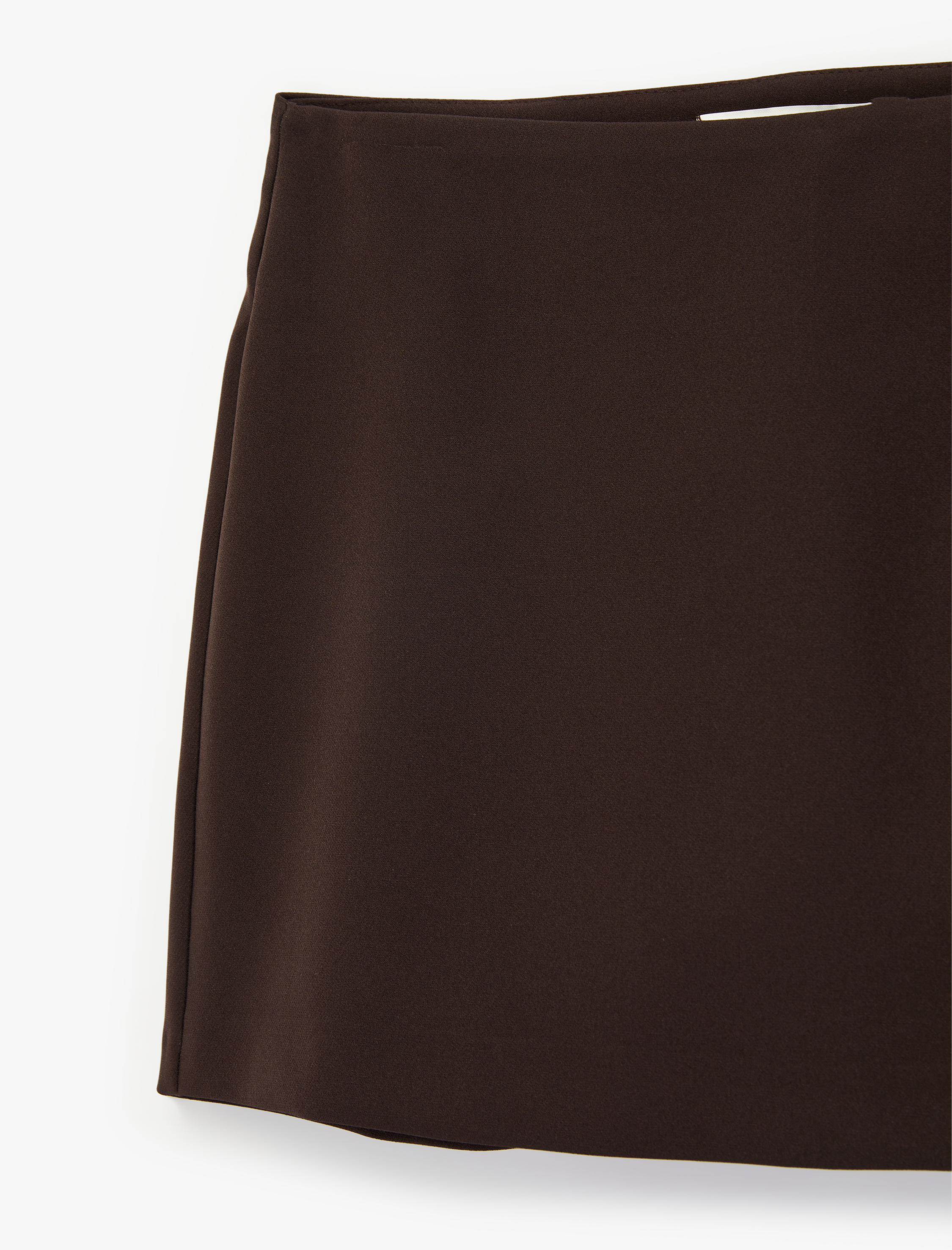   Slim Fit A Kesim Mini Şort Etek