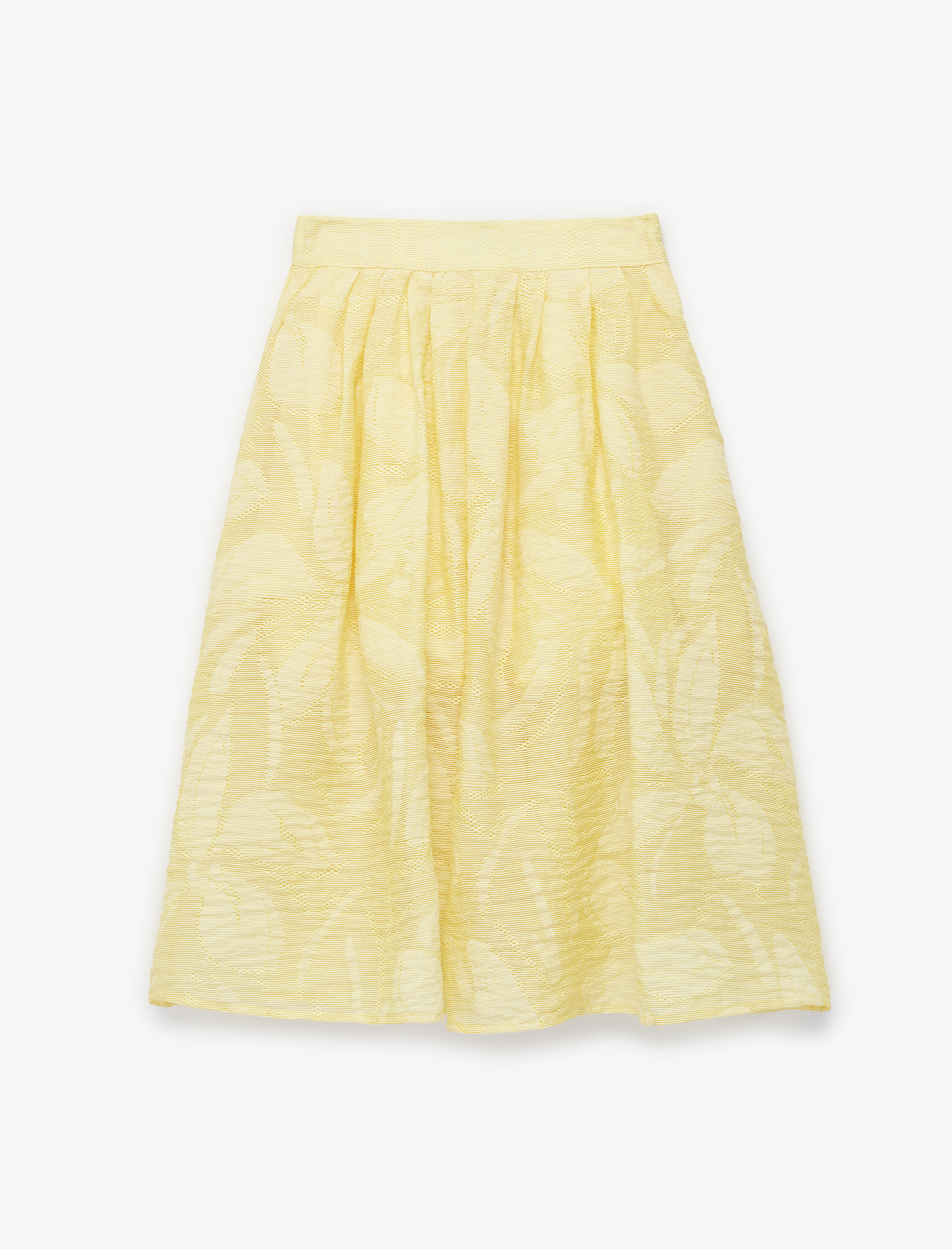  Kız Çocuk Rahat Kesim Pileli Cepli Viskon Karışımlı Desenli Midi Etek