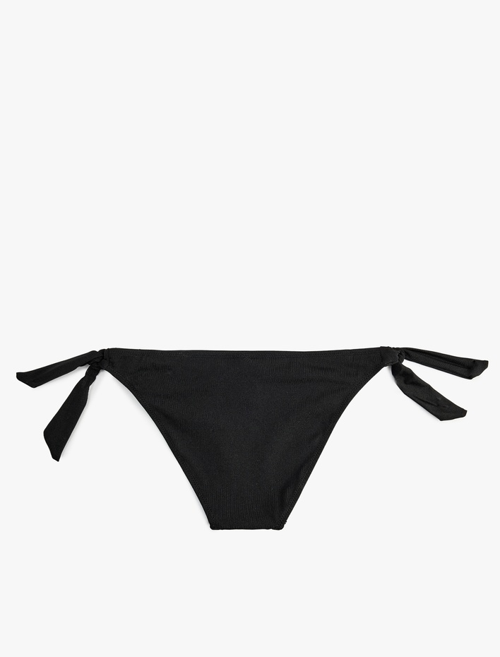  Yanları Fiyonklu Bağlamalı Parlak Bikini Altı