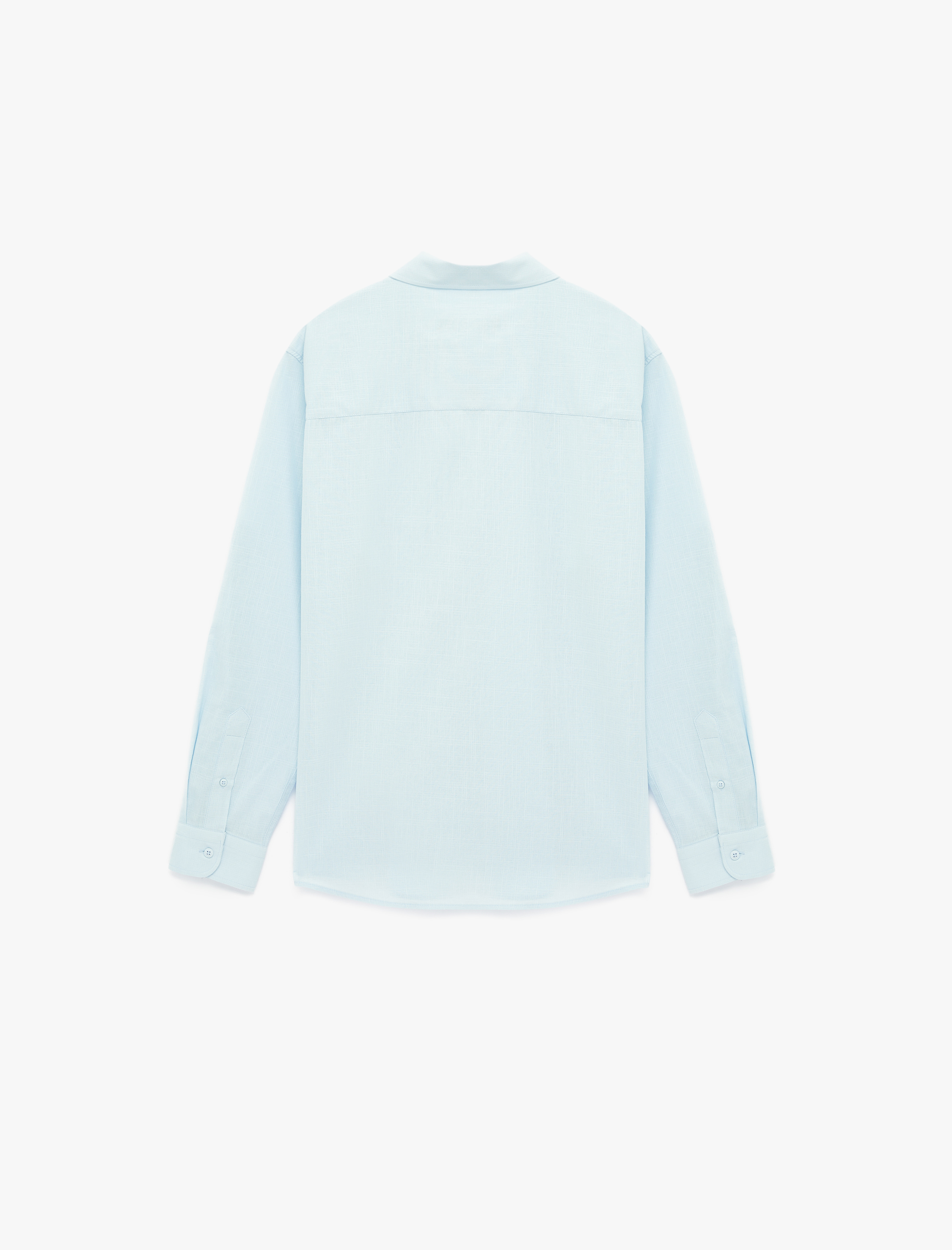   Regular Fit Klasik Yaka Pamuklu Uzun Kollu Gömlek