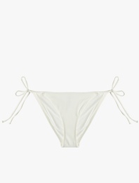 Mat Kumaş Yanları Bağlamalı İpli Bikini Altı