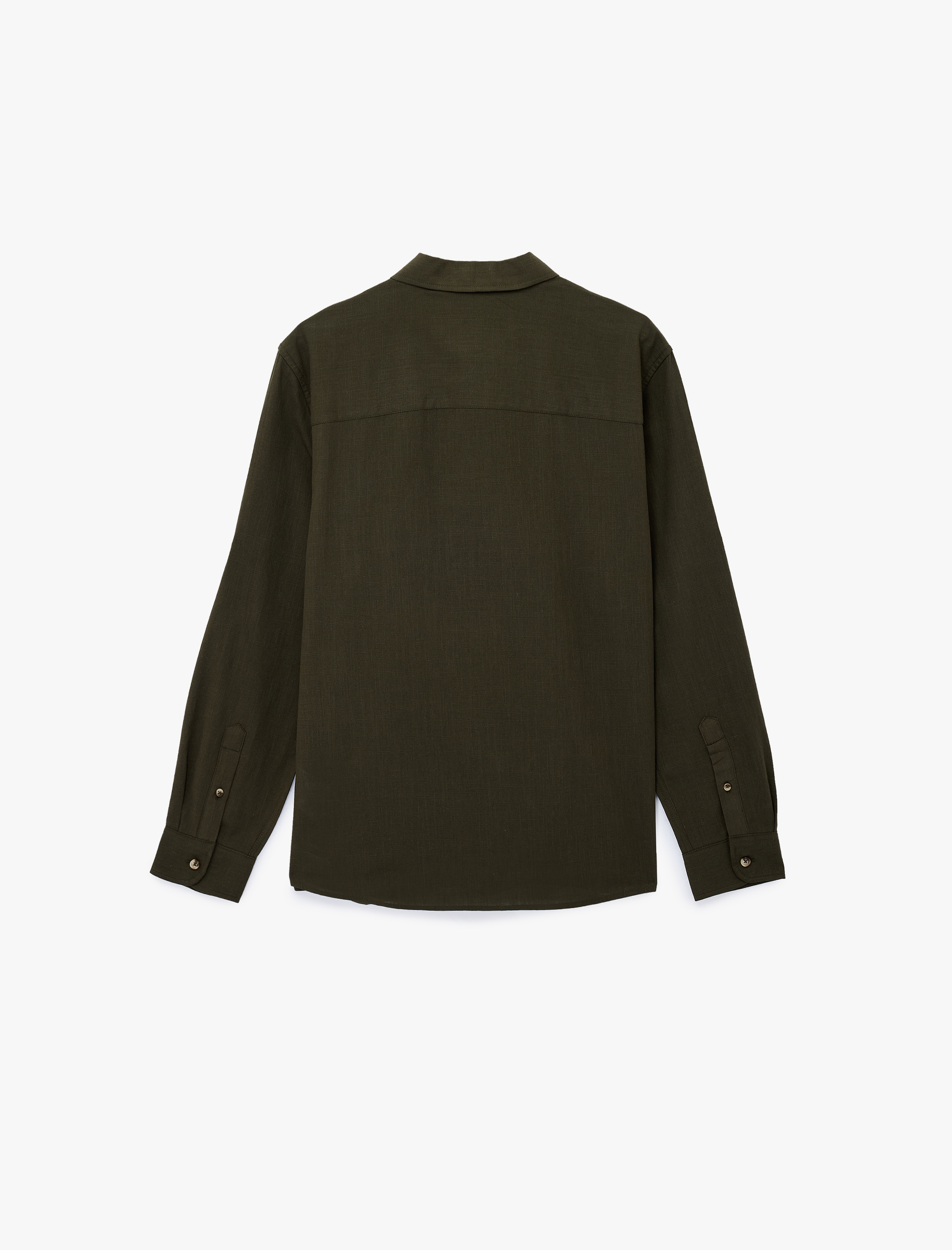   Pamuklu Regular Fit Uzun Kollu Klasik Gömlek