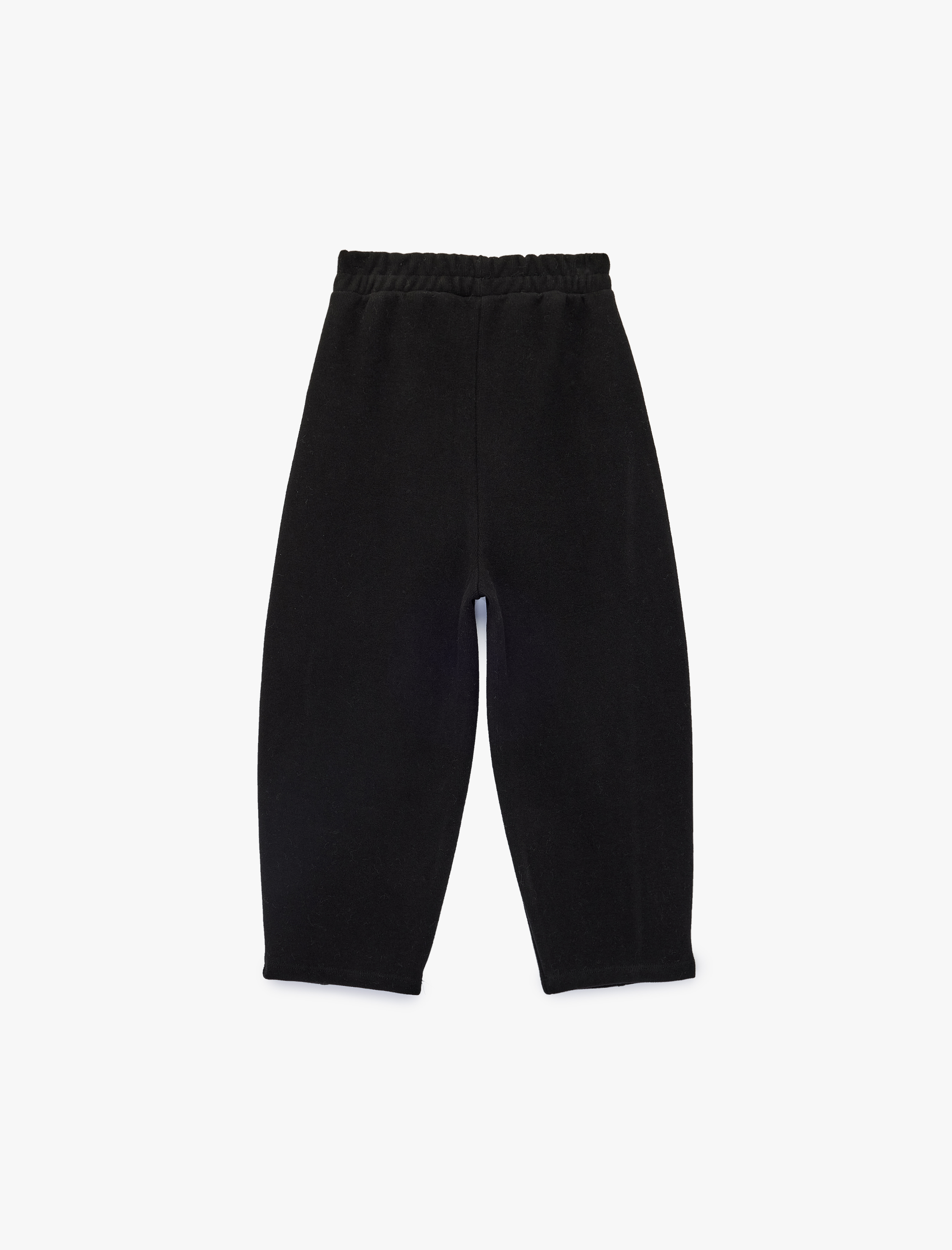  Kız Çocuk Beli Lastikli Dikiş Detaylı Balon Kesim Pantolon