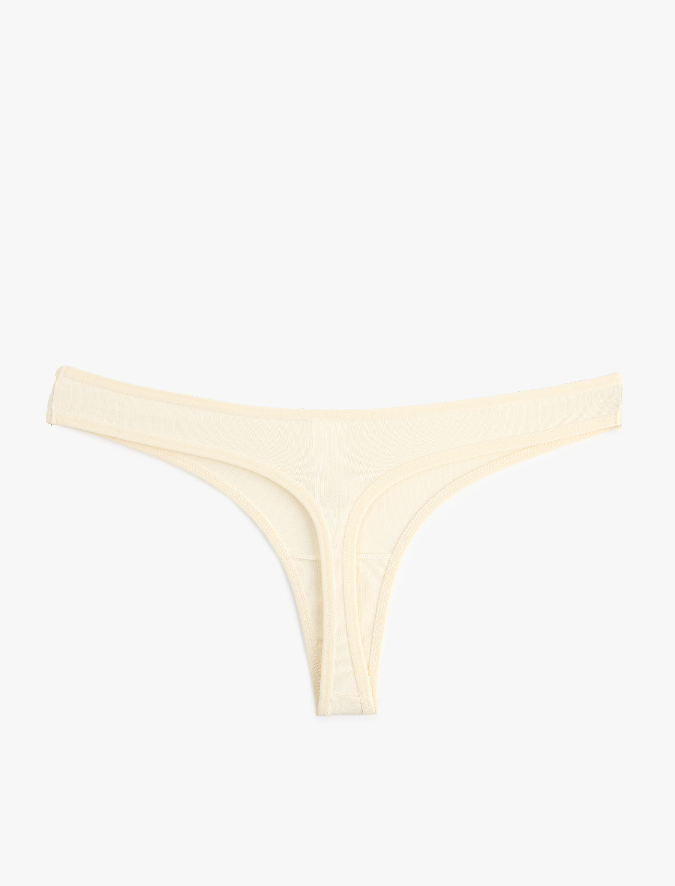   Pamuklu Rahat Kalıp Baskılı String Külot