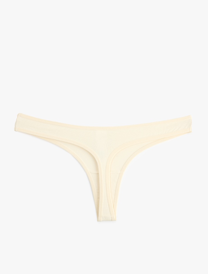  Pamuklu Rahat Kalıp Baskılı String Külot