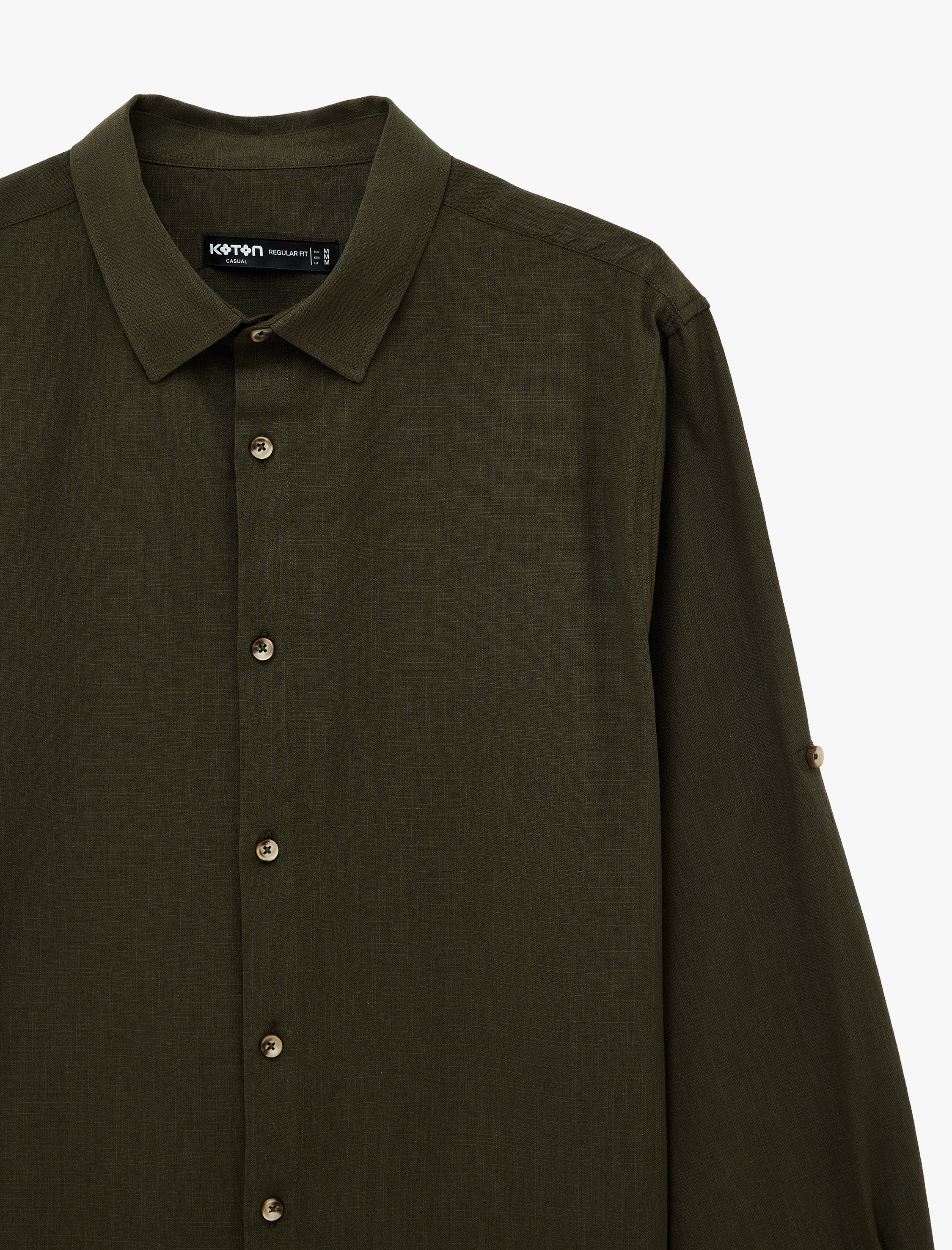   Pamuklu Regular Fit Uzun Kollu Klasik Gömlek