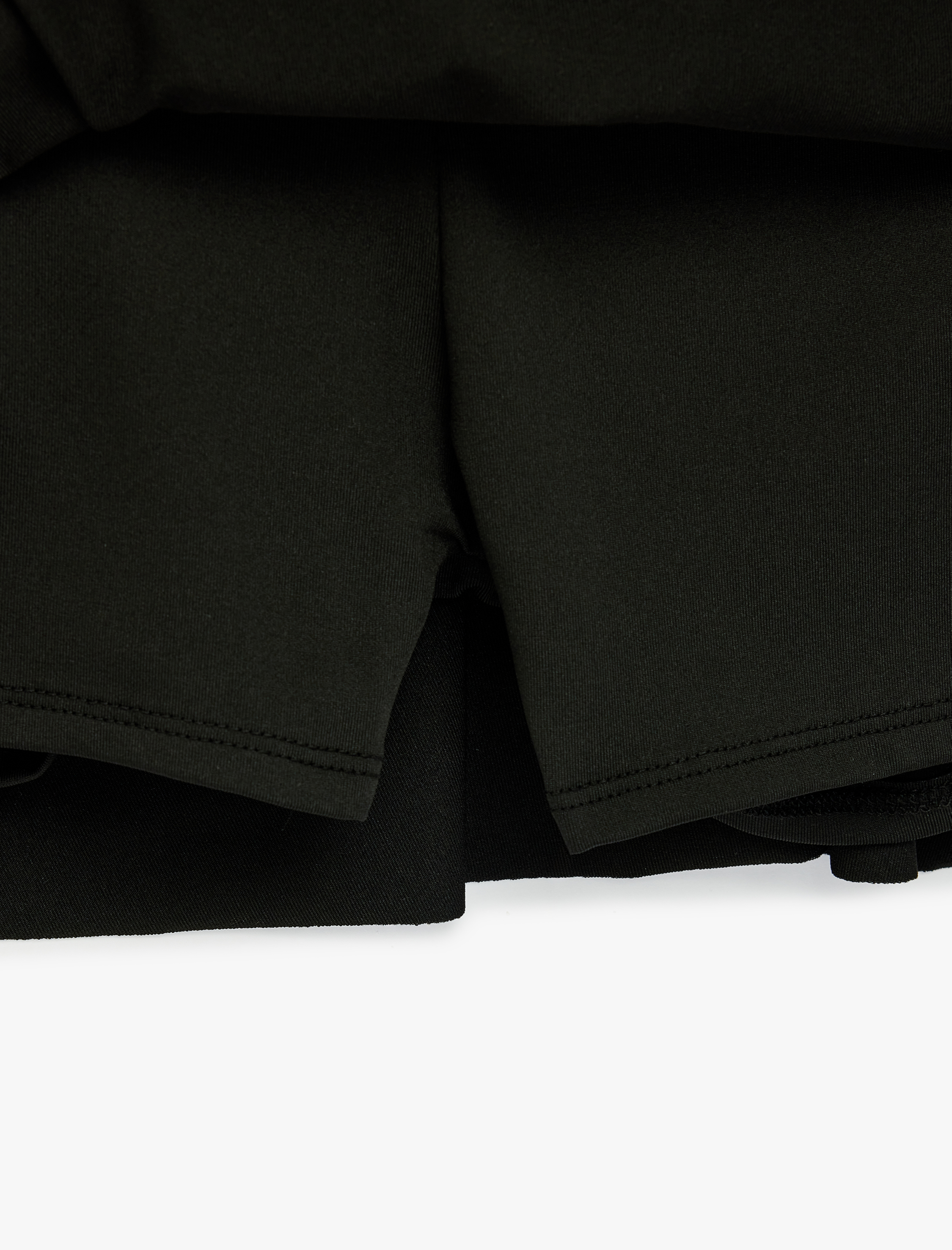   Katlı Volanlı Mini Spor Şort Etek