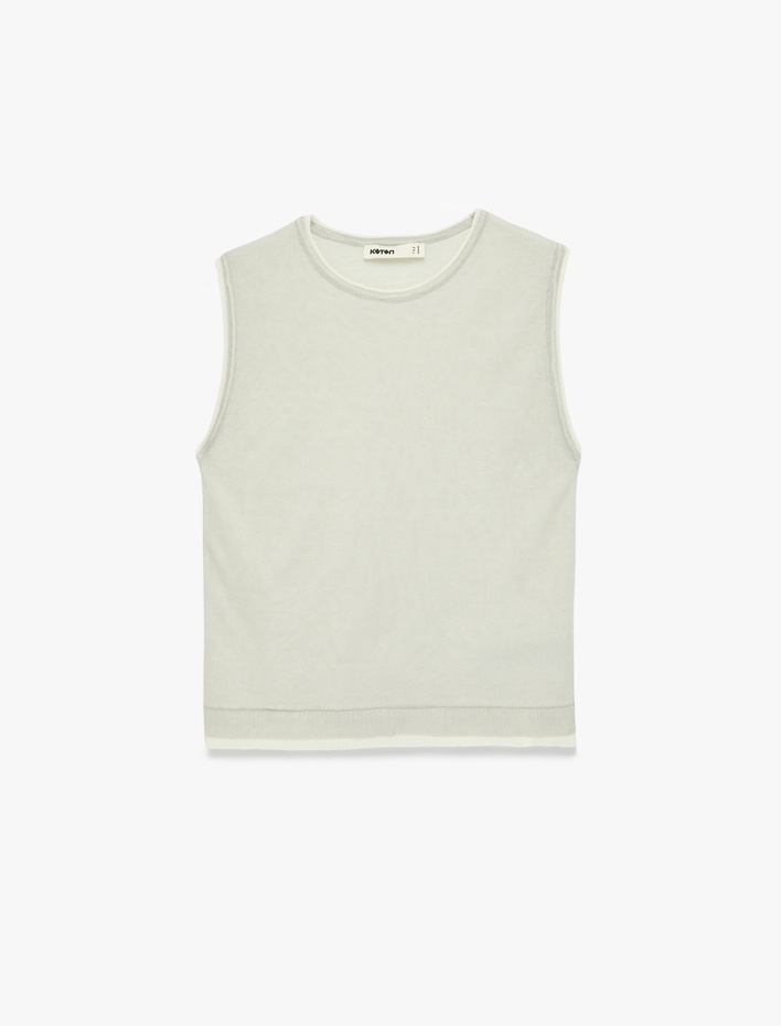  Bisiklet Yaka Kolsuz Triko Atlet