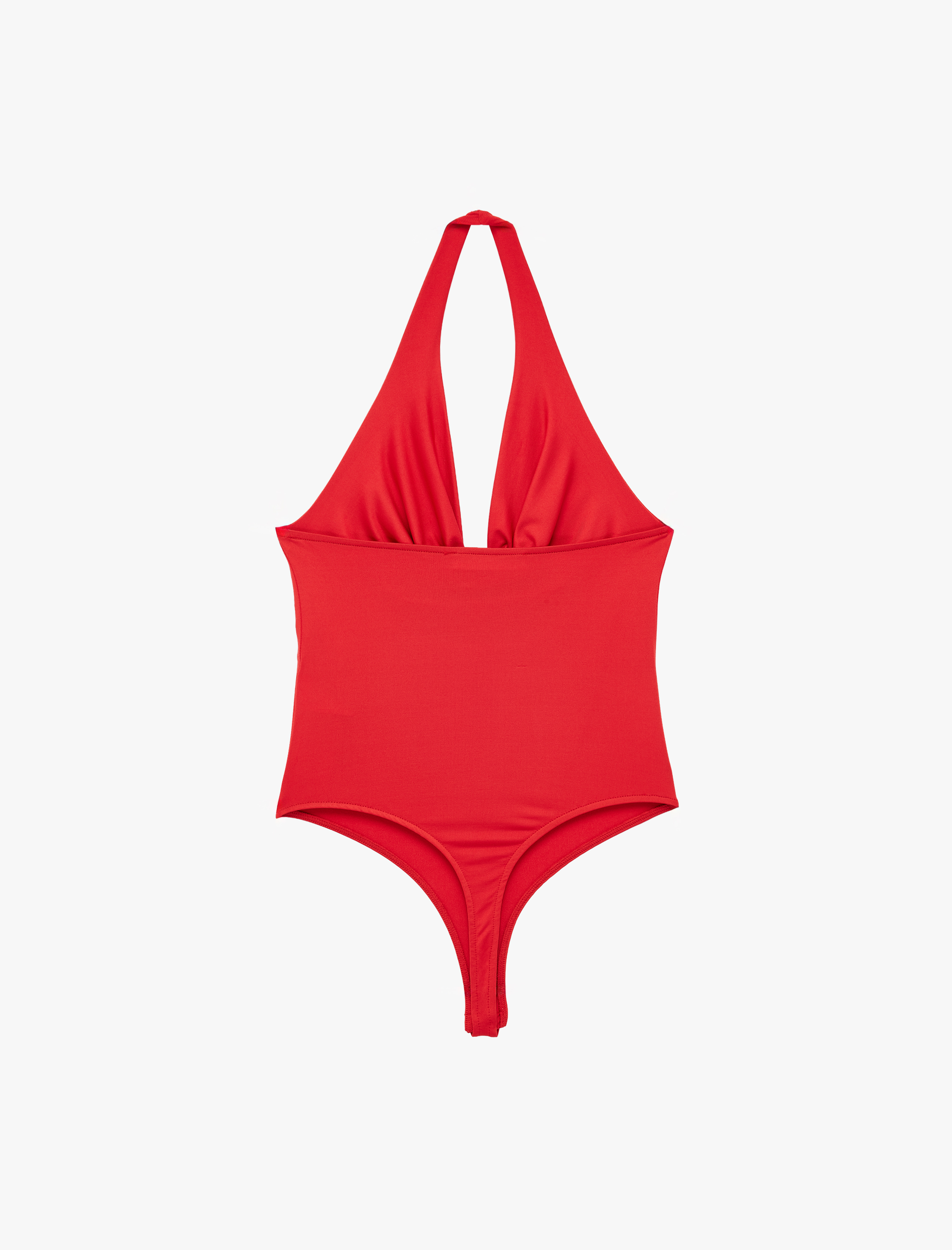   Sırt Dekolteli Degaje Yaka Bodysuit