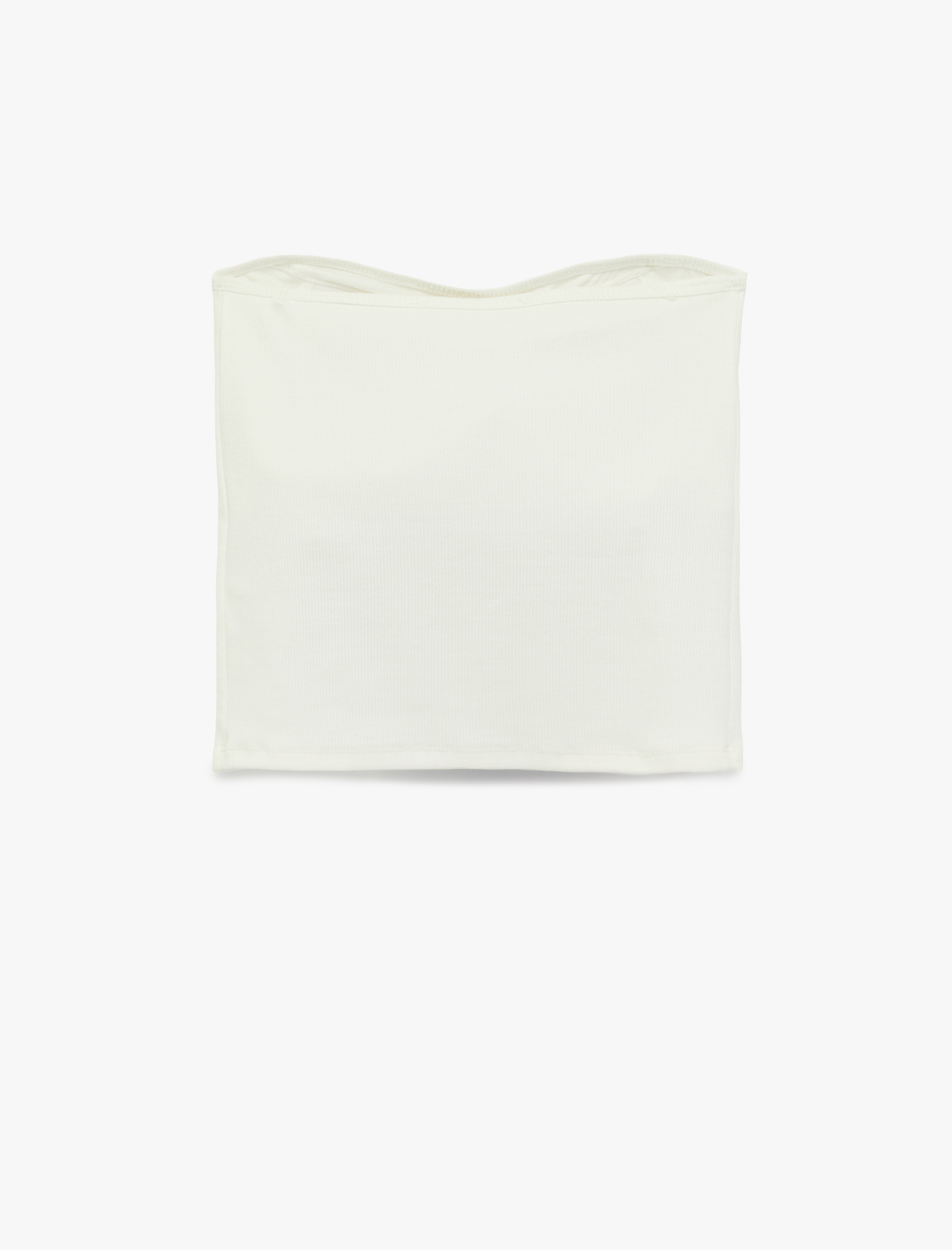   Slim Fit Kolsuz Straplez Bluz