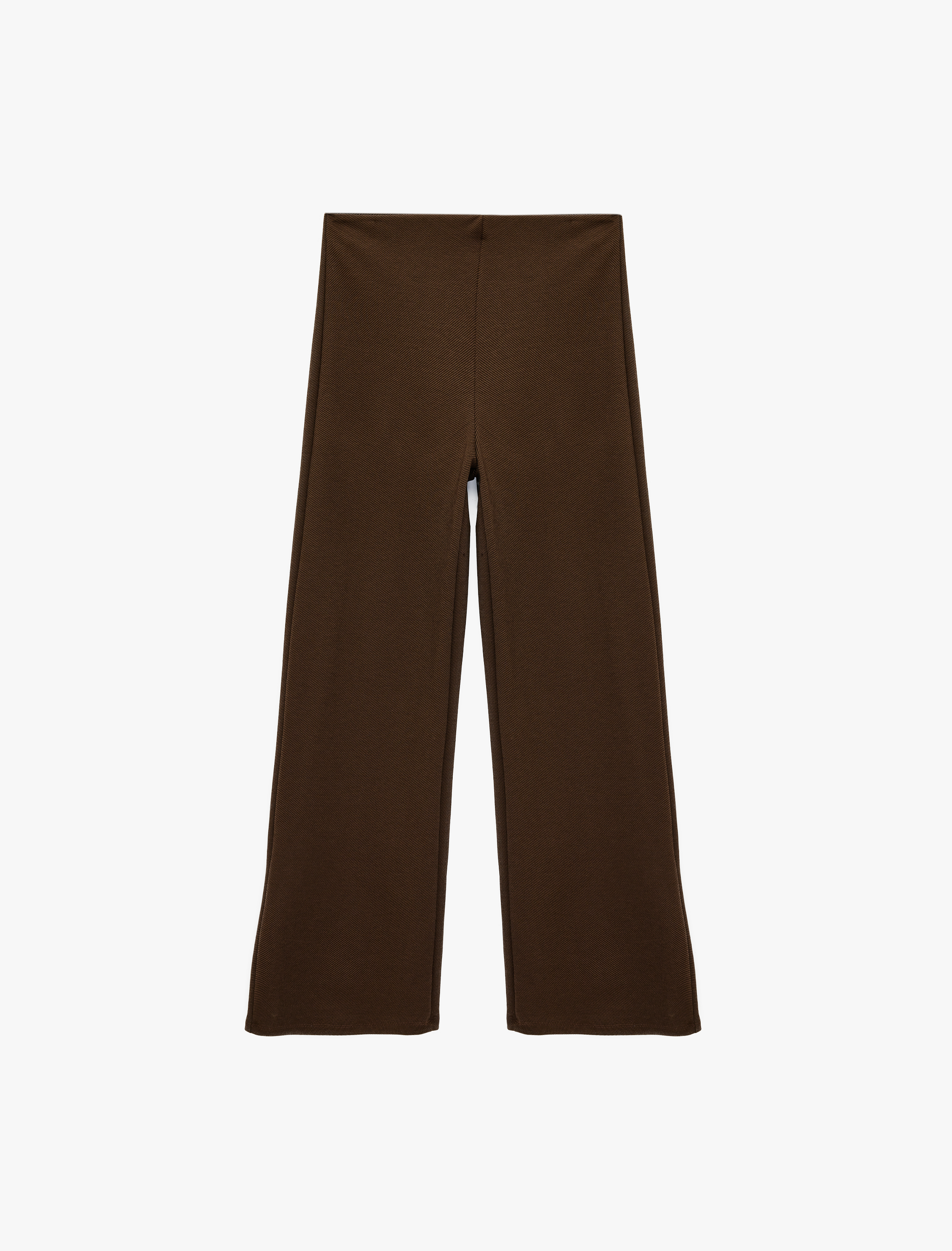   Slim Fit Normal Bel Geniş Paça Pantolon