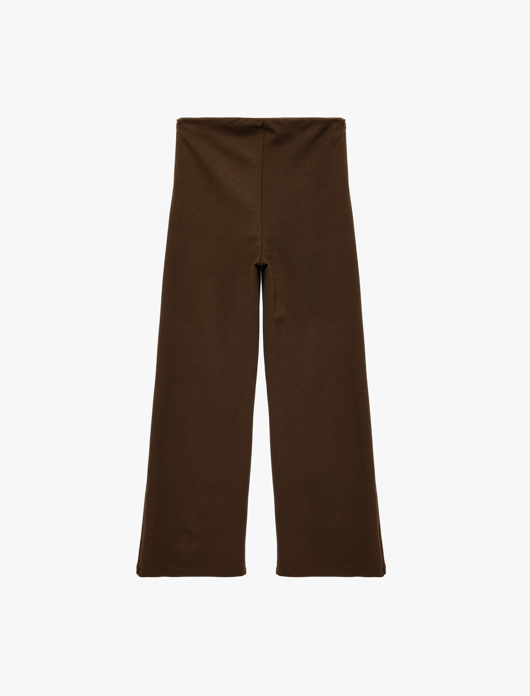   Slim Fit Normal Bel Geniş Paça Pantolon