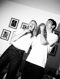 Kısa Kollu Bisiklet Yaka Pamuklu Basic Oversize Tişört