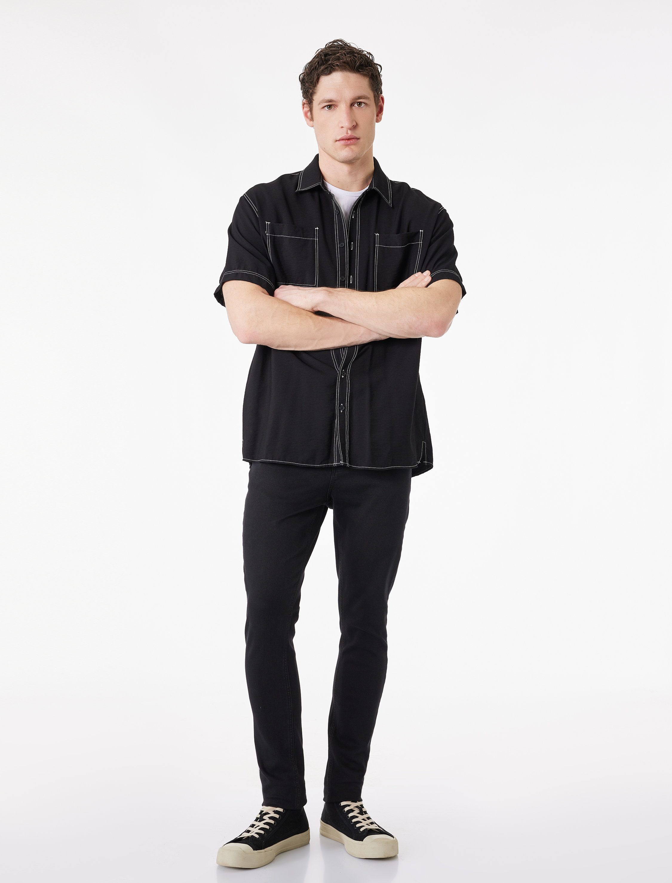   Normal Bel Pamuklu Cepli Super Skinny Fit Jean Pantolon