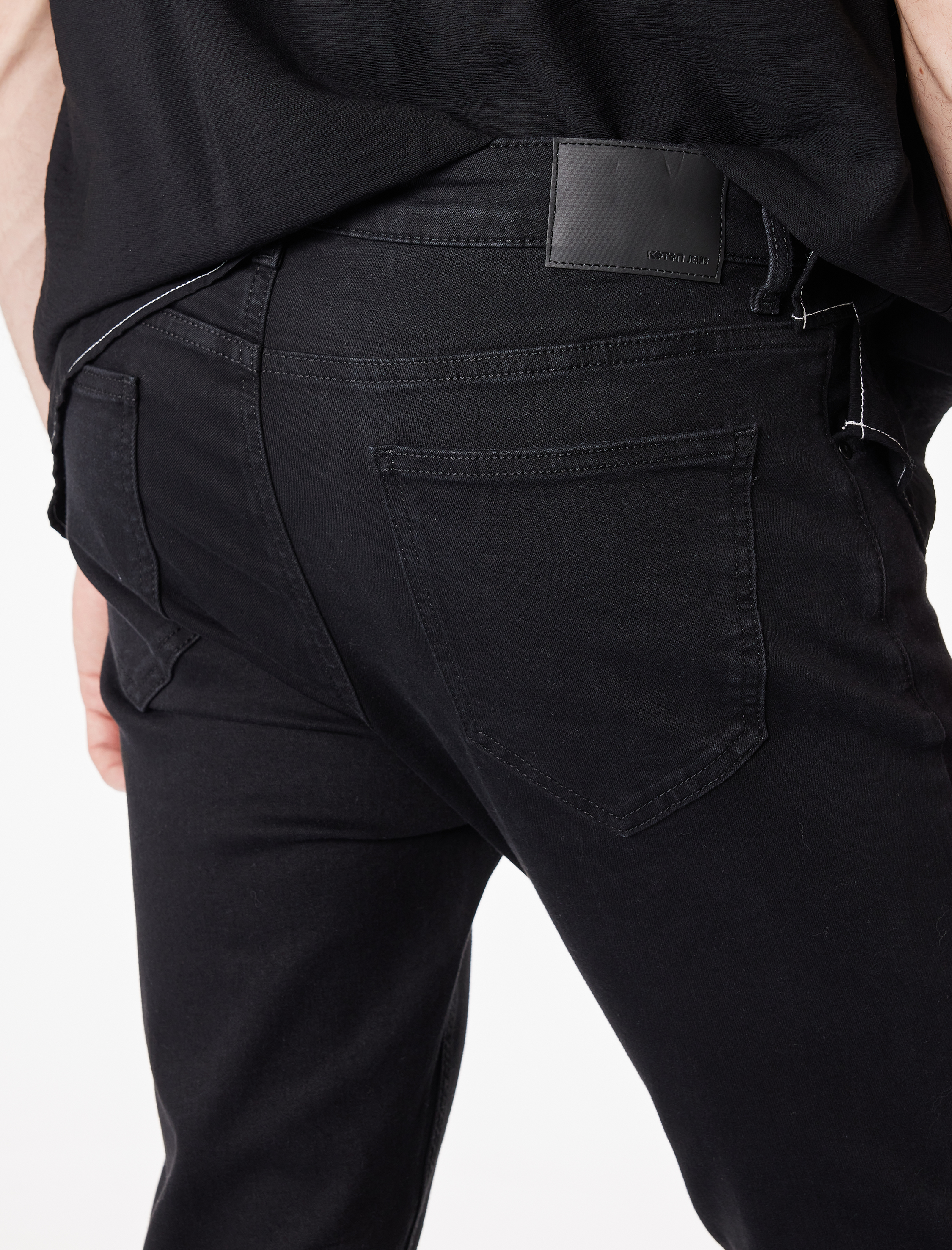   Normal Bel Pamuklu Cepli Super Skinny Fit Jean Pantolon