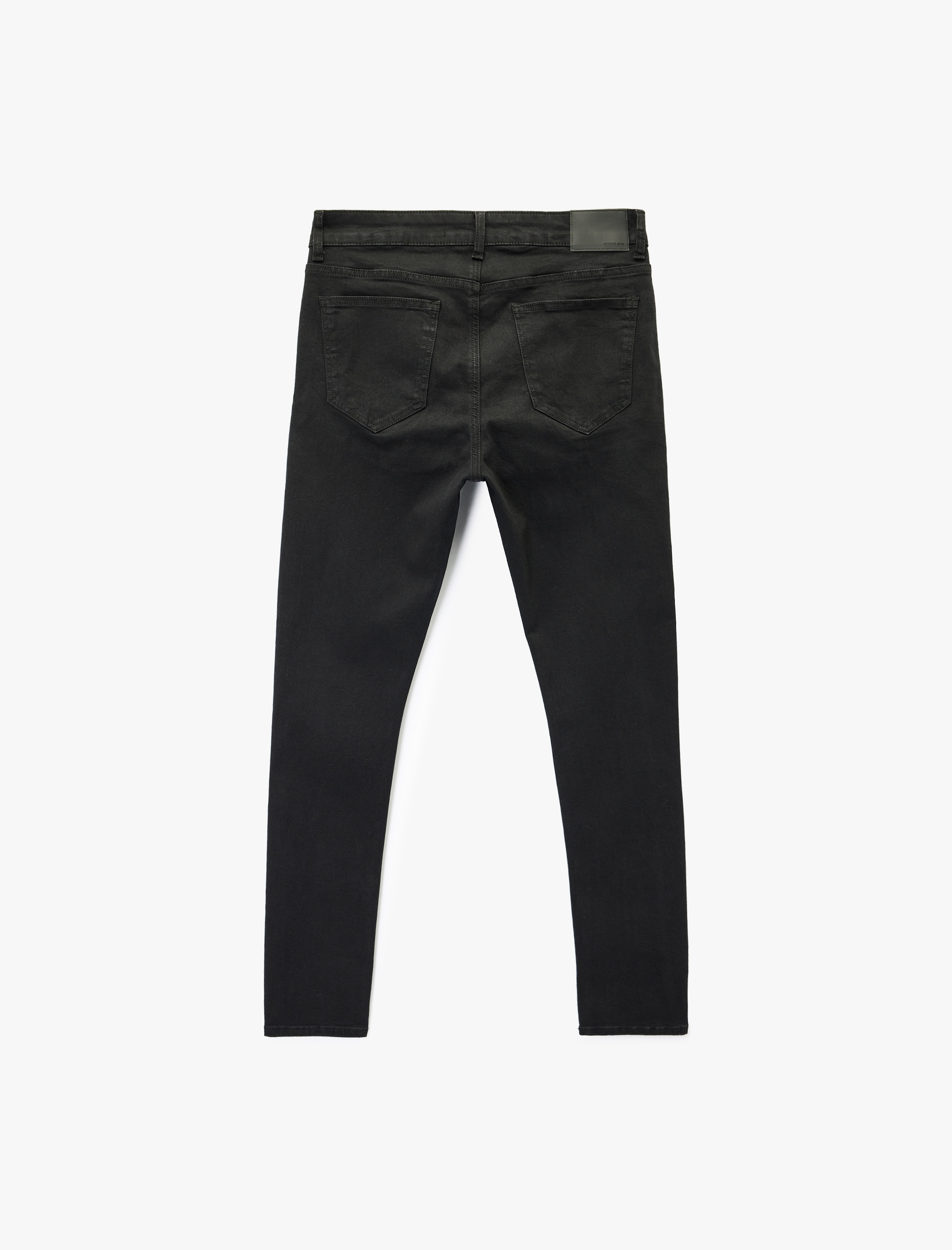   Normal Bel Pamuklu Cepli Super Skinny Fit Jean Pantolon