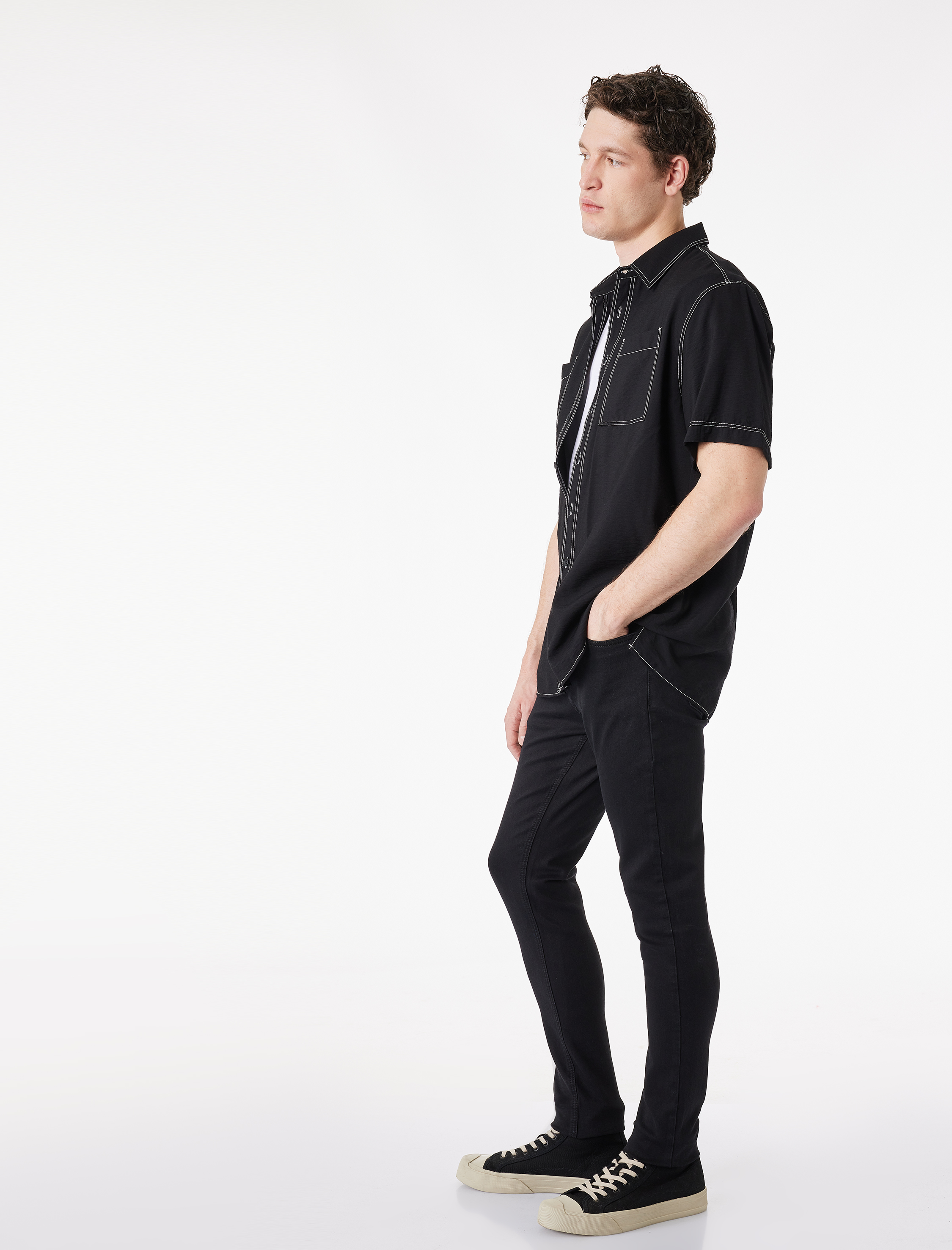   Normal Bel Pamuklu Cepli Super Skinny Fit Jean Pantolon