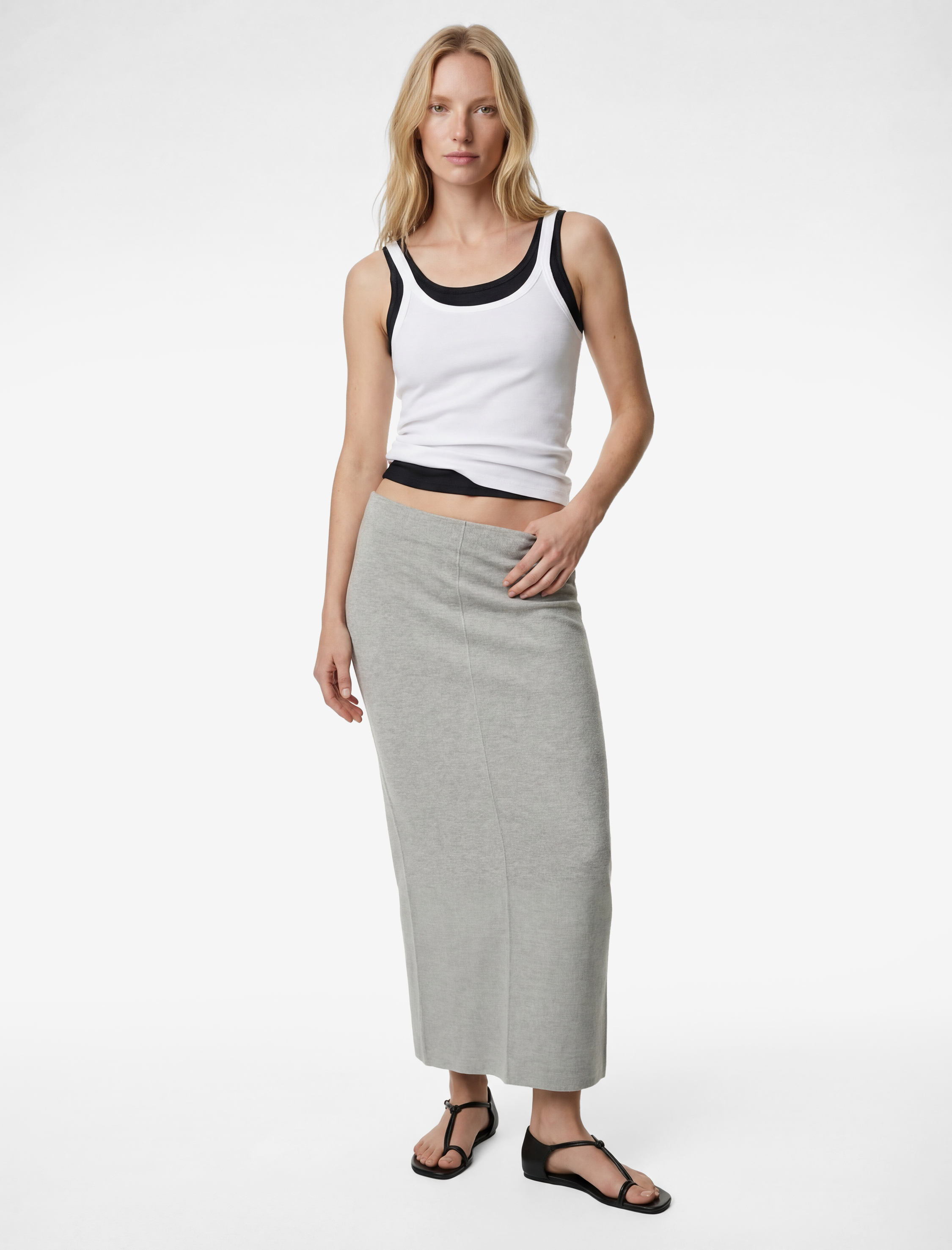   Slim Fit Standart Bel Midi Boy Kalem Etek