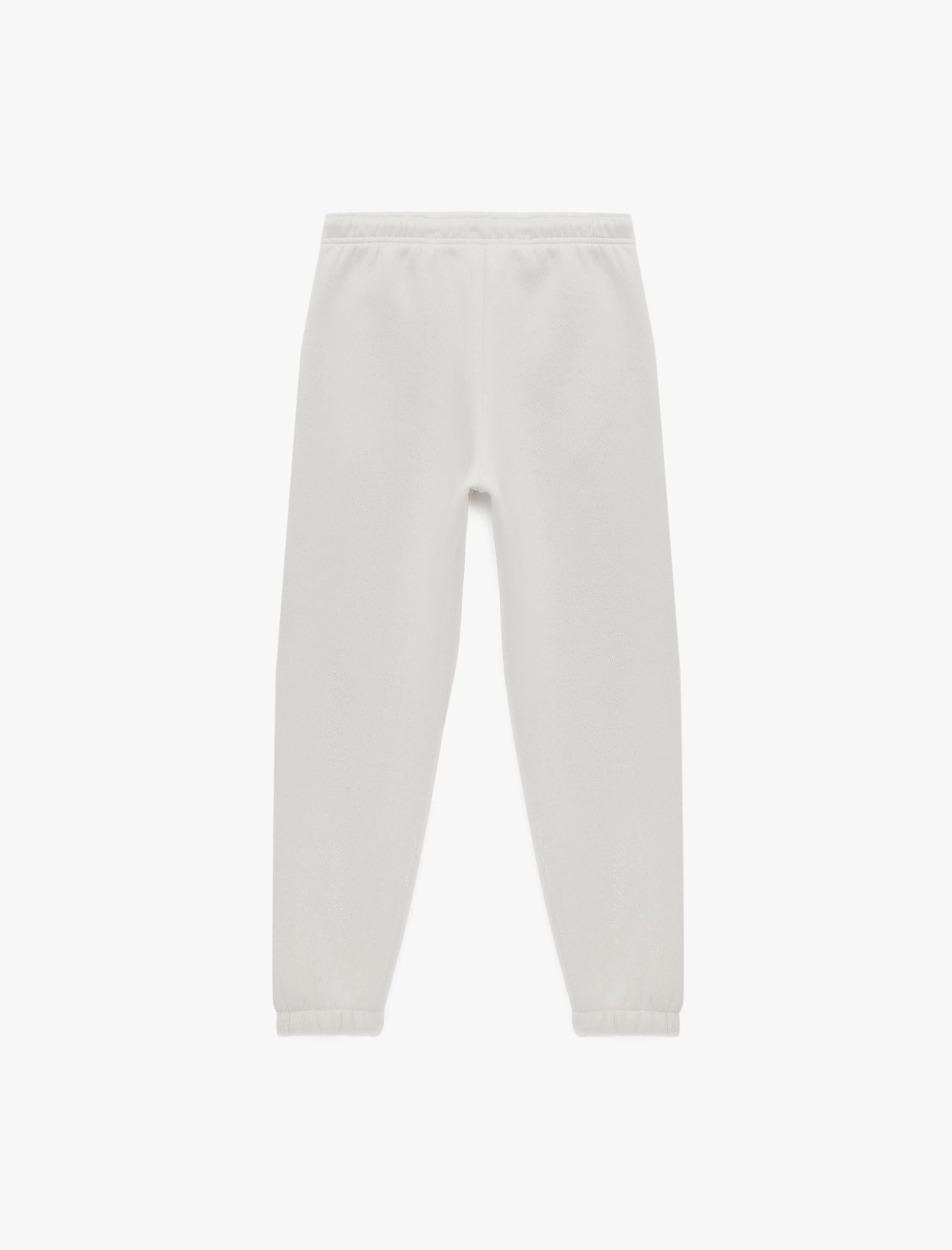   Simli Rahat Kalıp Baskılı Beli Bağcıklı Cepli Jogger Eşofman Altı