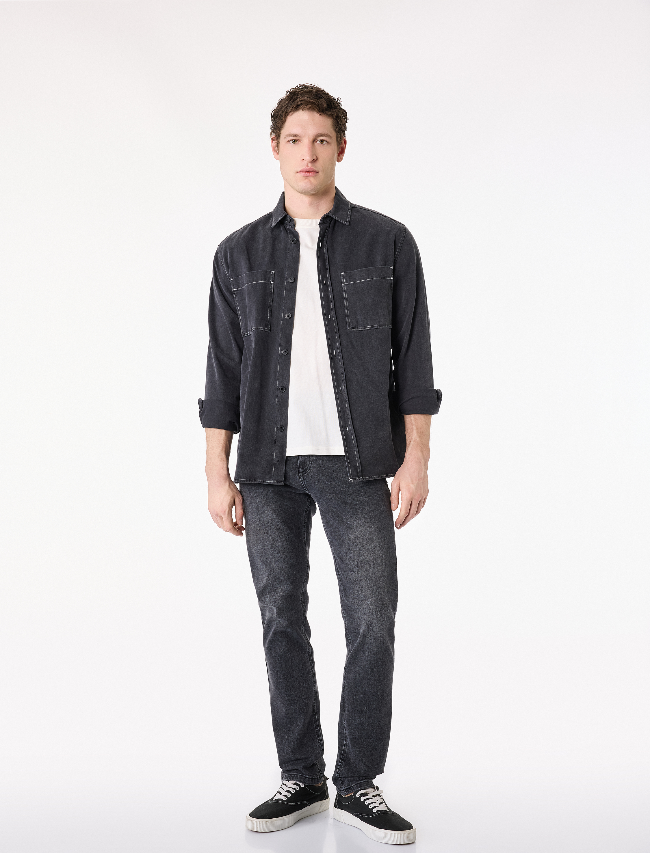   Normal Bel Pamuklu 5 Cepli Slim Fit Jean Pantolon - Brad Jean