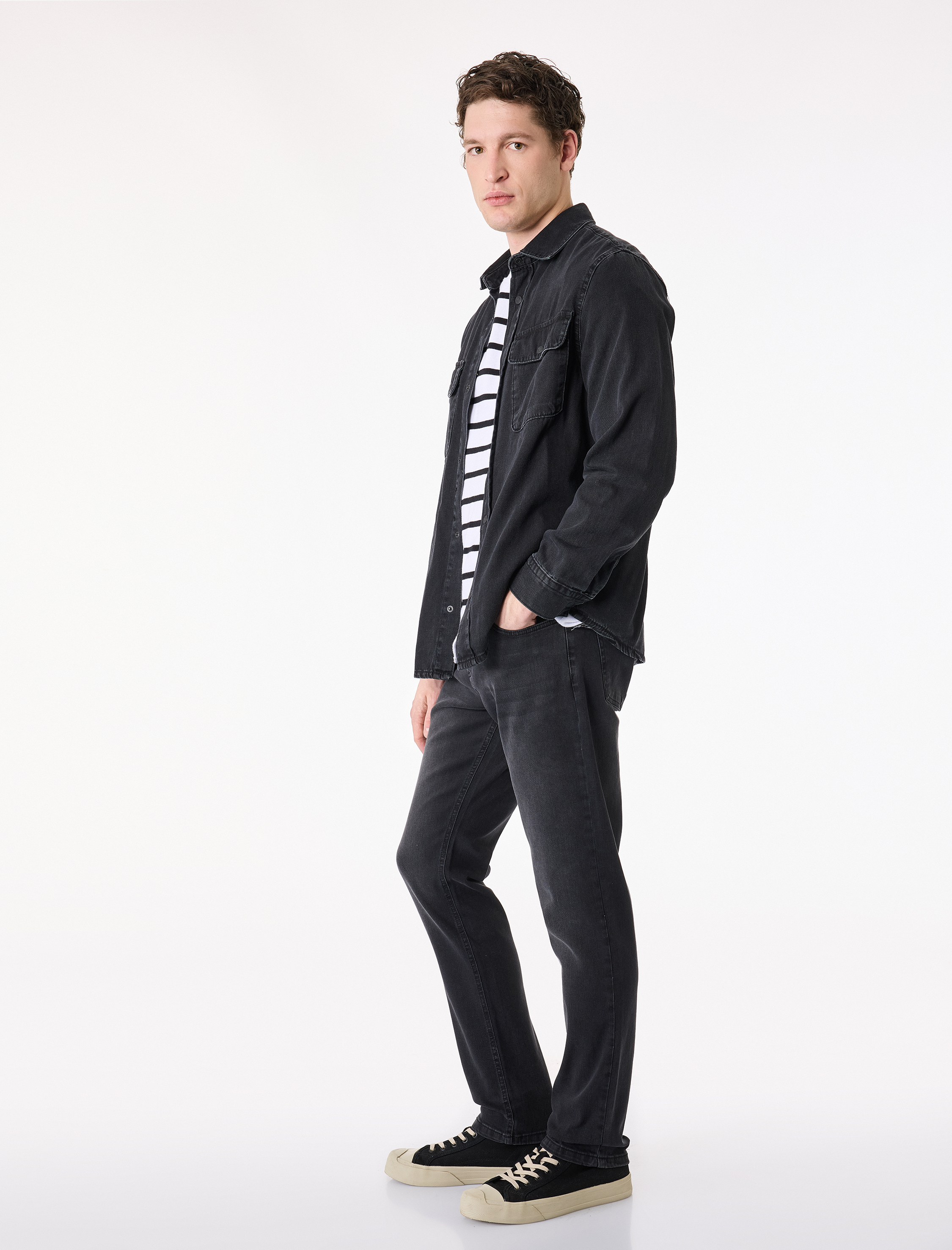   Normal Bel Pamuklu 5 Cepli Slim Fit Jean Pantolon - Brad Jean