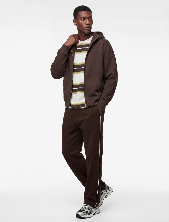  Regular Fit Cepli Biyeli Beli Bağcıklı Eşofman Altı