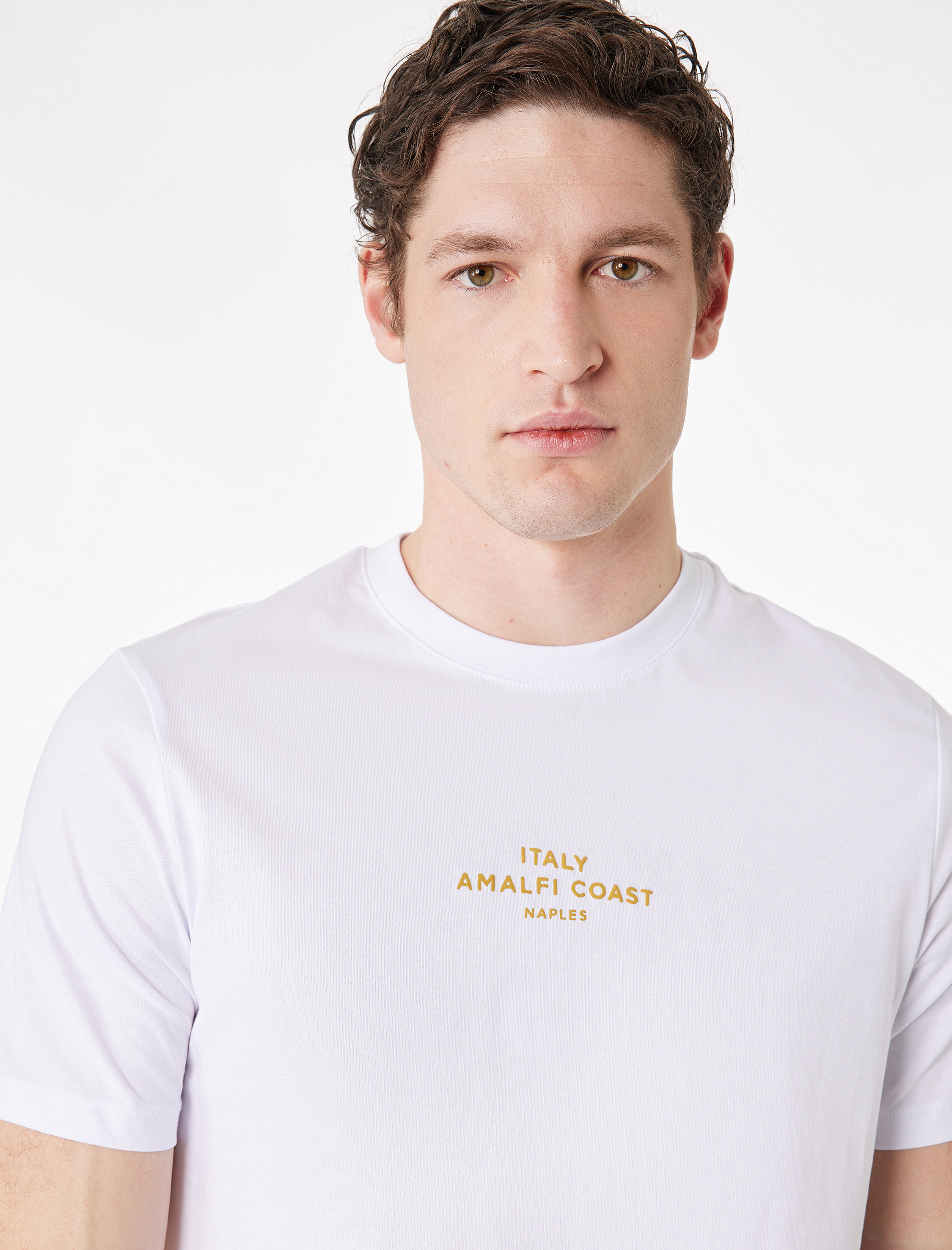   Regular Fit Kısa Kollu Bisiklet Yaka Pamuklu Arkası Baskılı Tişört