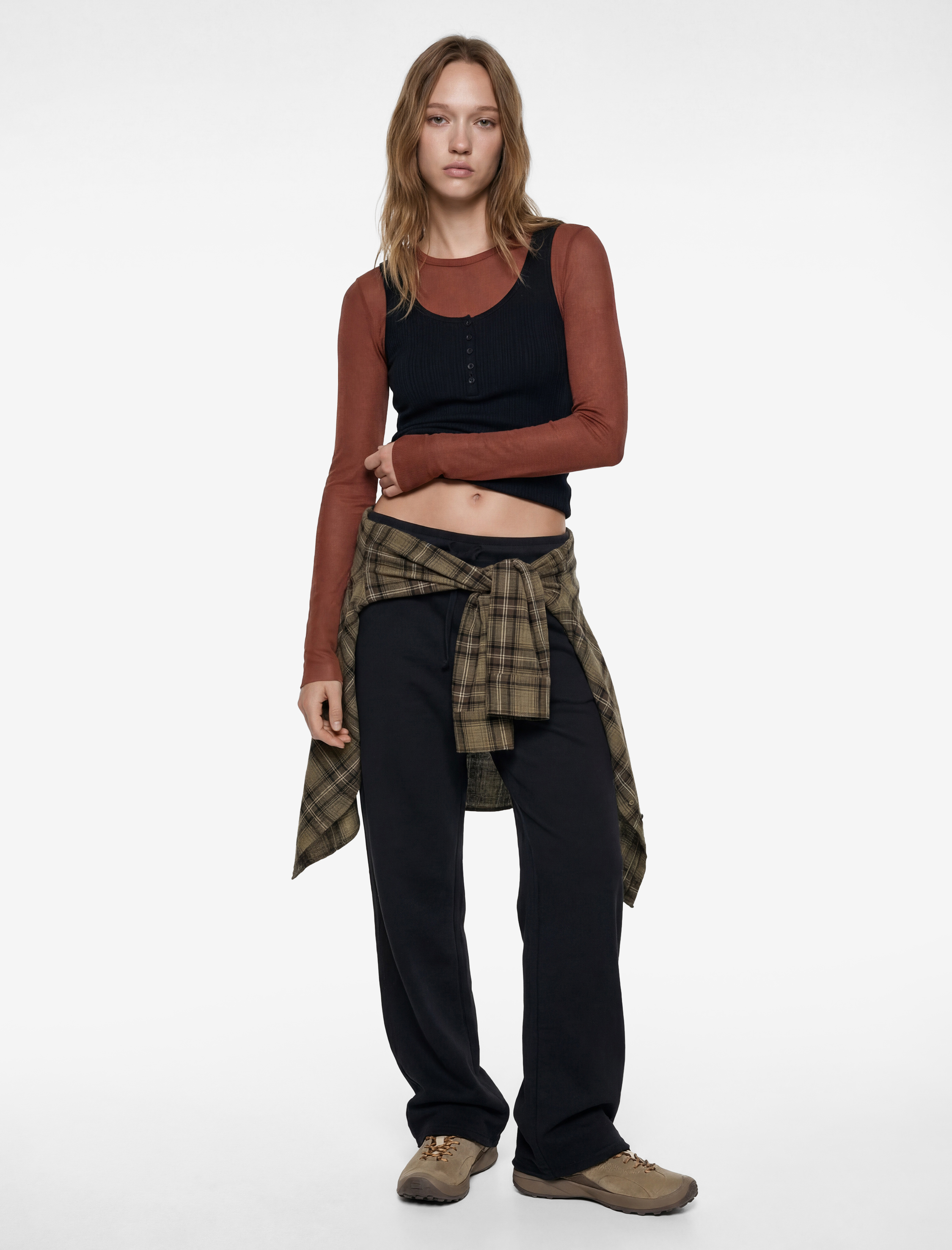   Rahat Kalıp Cepli Beli Bağcıklı Uzun Eşofman Altı