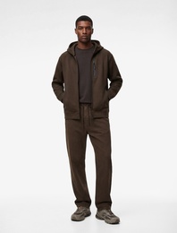 Regular Fit Cepli Beli Bağcıklı Bol Baggy Jean Pantolon