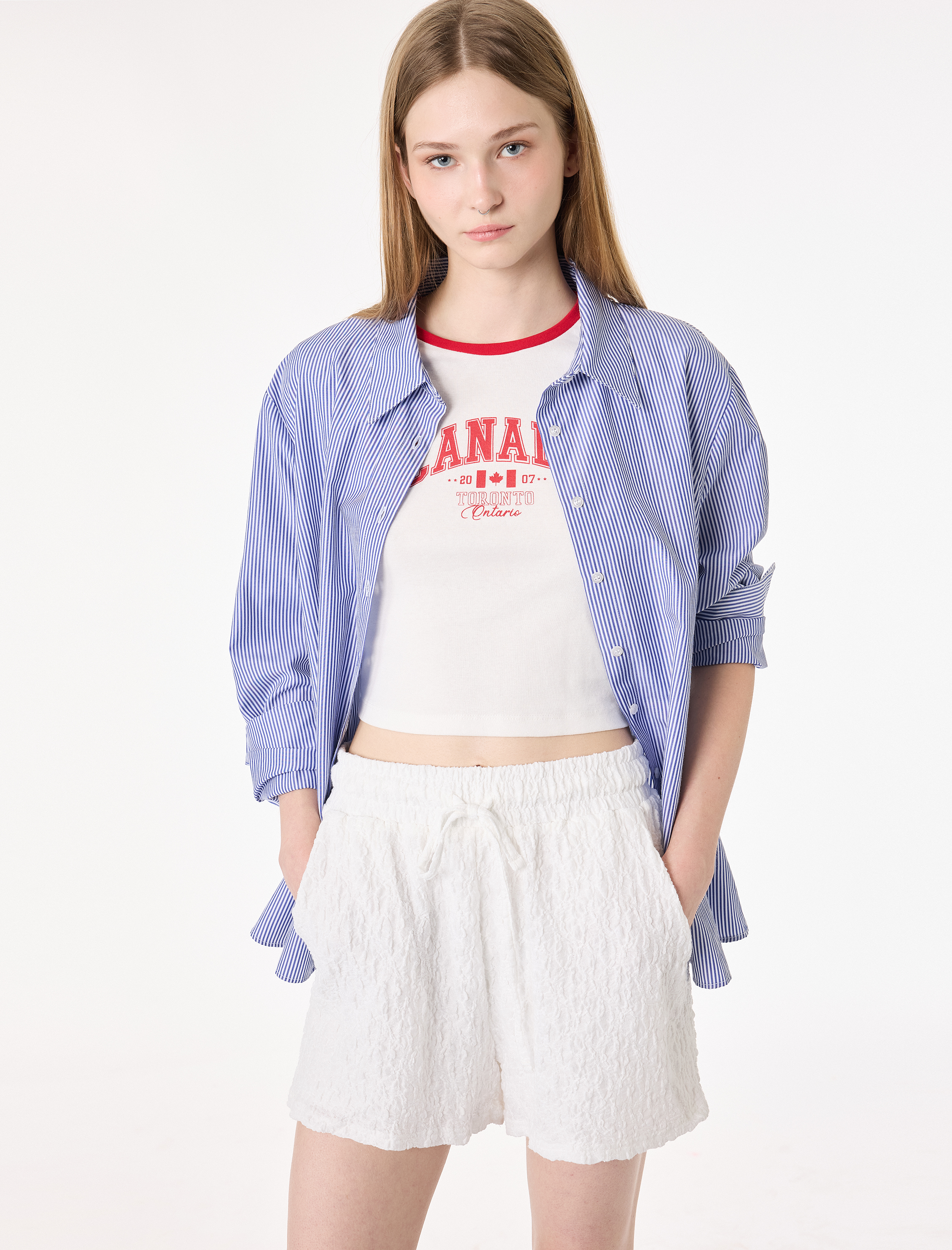   Yüksek Bel Bağcıklı Mini Fisto Şort