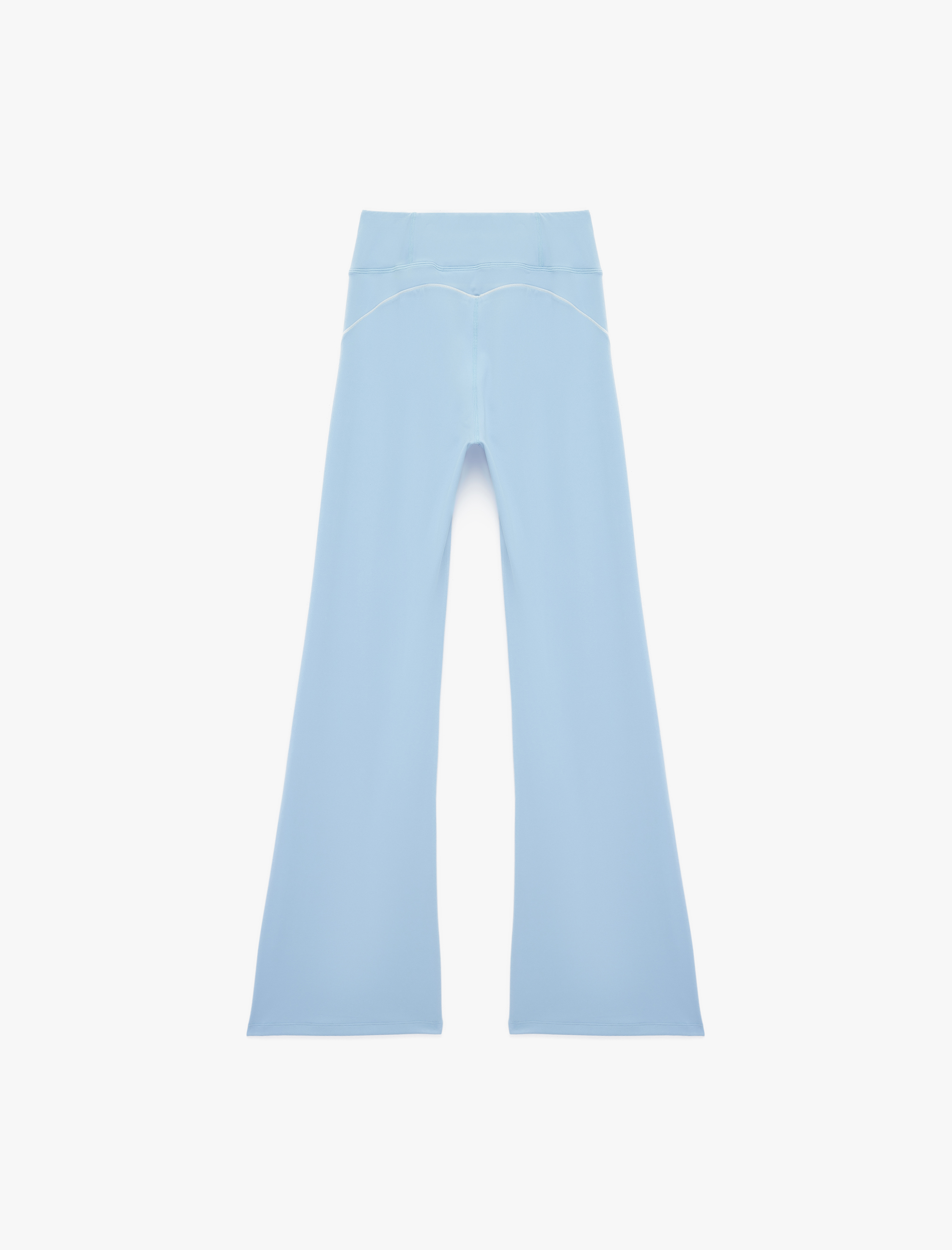   Yüksek Bel Biyeli Slim Fit İspanyol Paça Spor Tayt