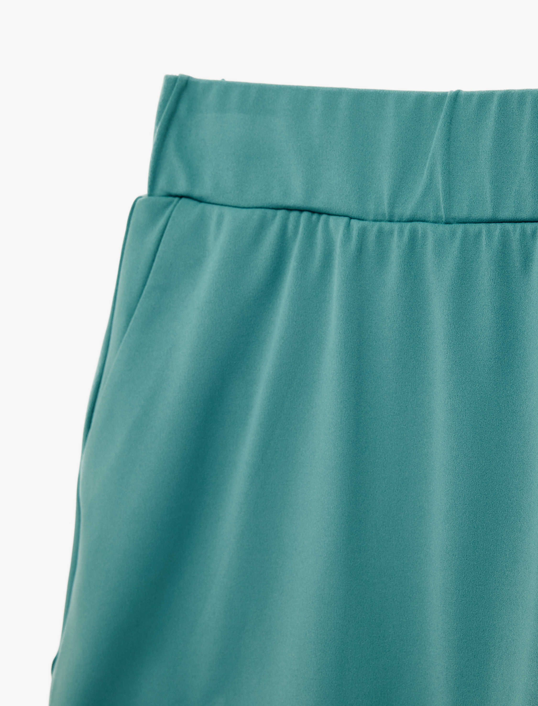   Yüksek Bel Slim Fit Cep Detaylı Mini Spor Şort Etek