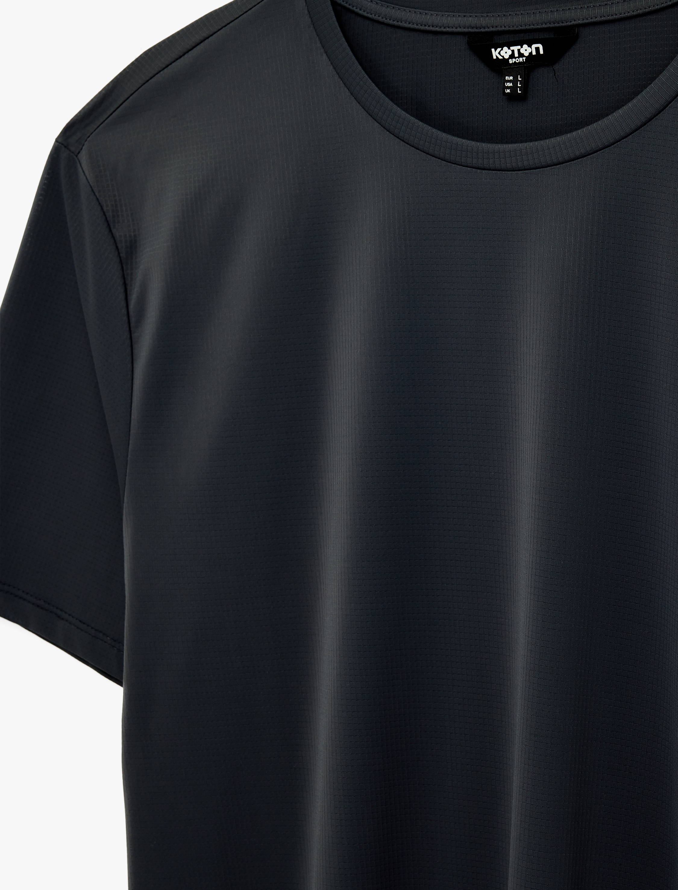   Regular Fit Kısa Kollu Baskı Detaylı Bisiklet Yaka Spor Tişört