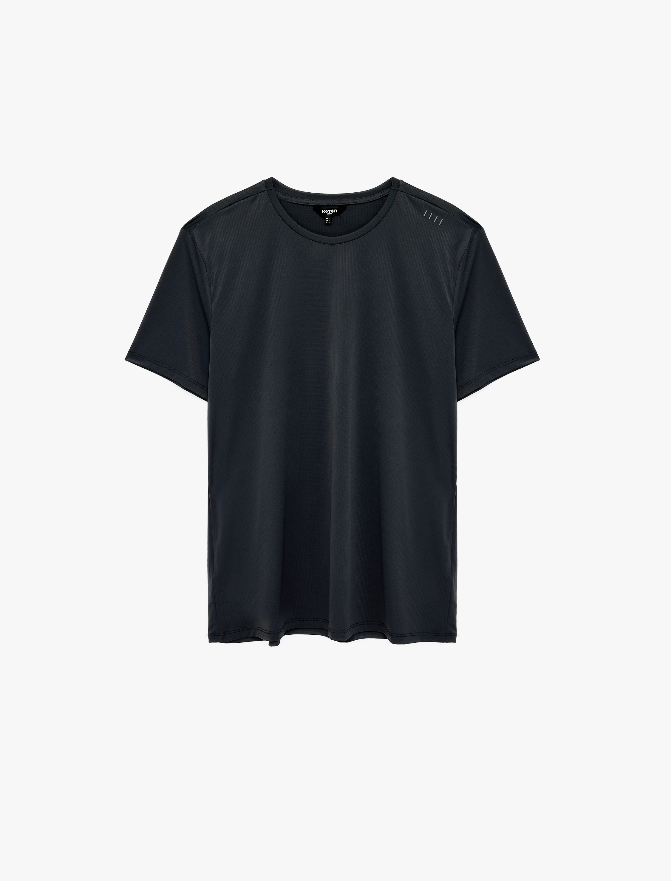   Regular Fit Kısa Kollu Baskı Detaylı Bisiklet Yaka Spor Tişört