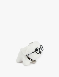 Peluş Köpek Charmlı Anahtarlık