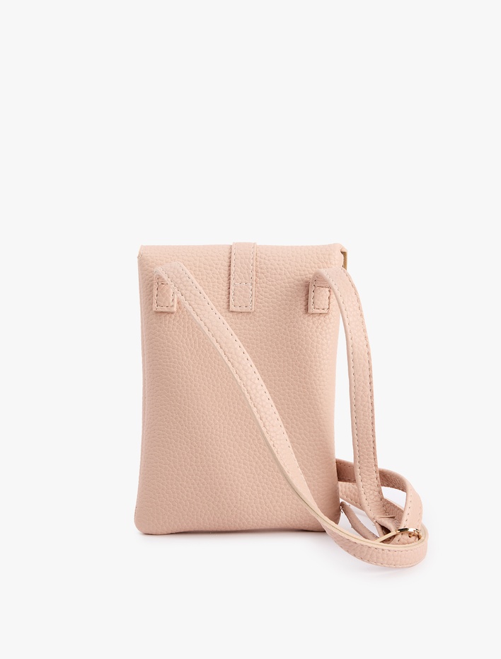 Kadın Çapraz Askılı Suni Deri Telefon Çantası