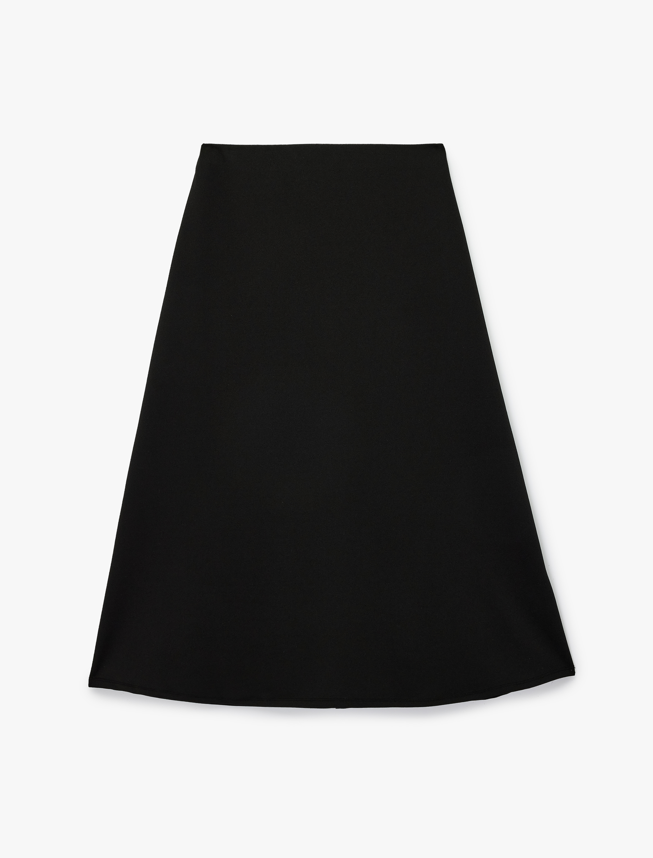   Krep Scuba Kumaş Midi Boy A Kesim Etek