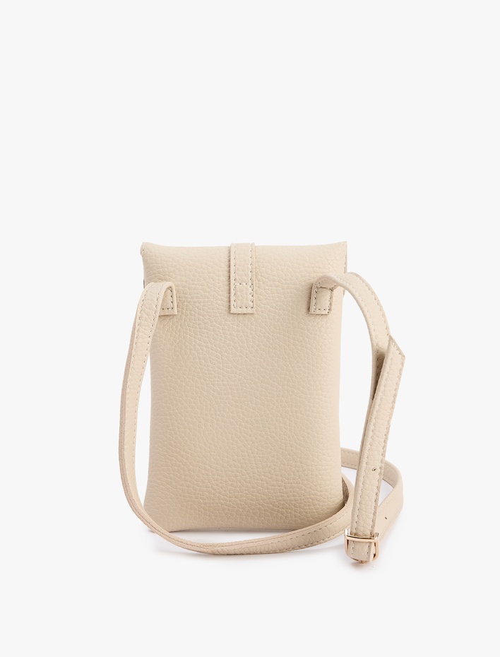 Kadın Çapraz Askılı Suni Deri Telefon Çantası