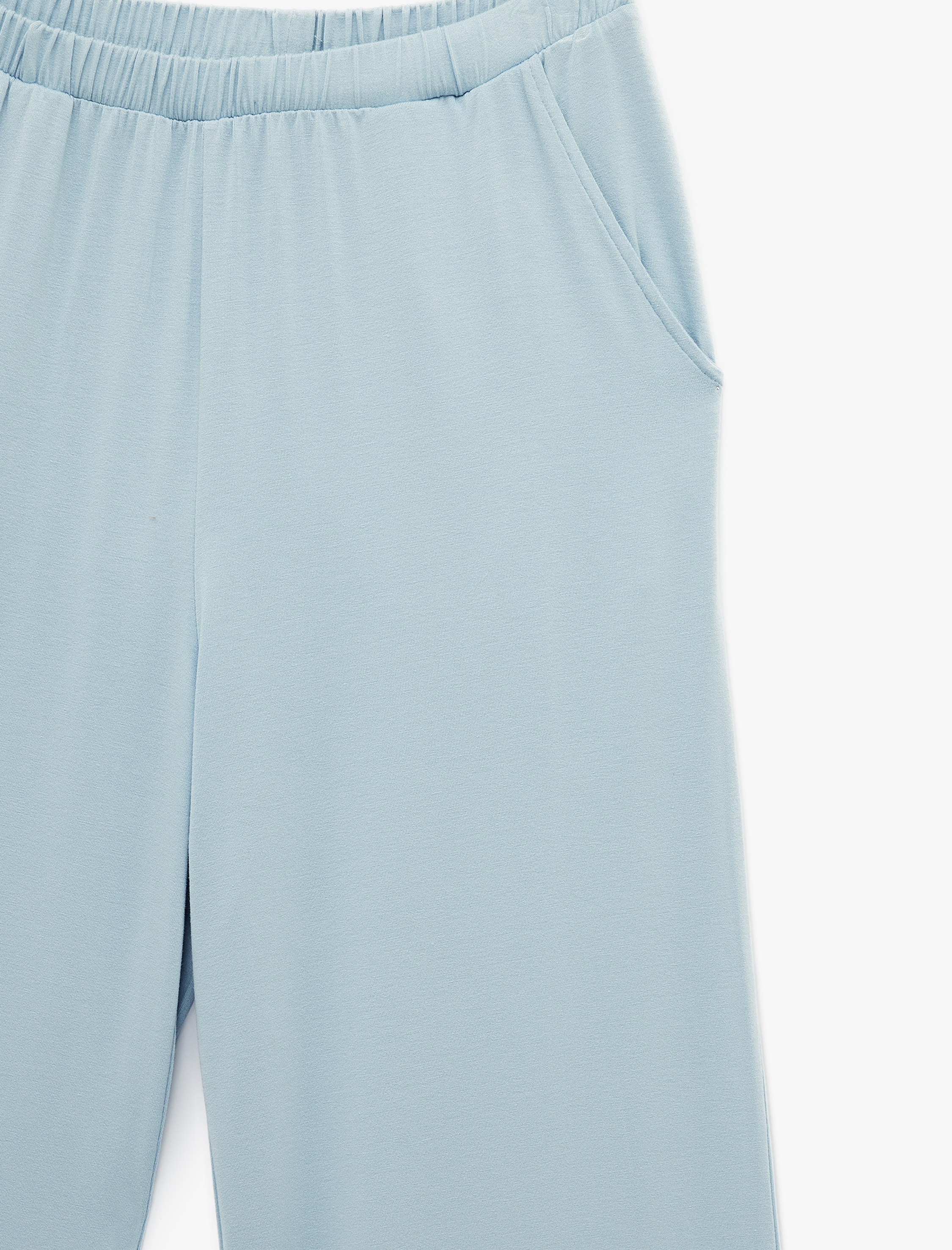   Beli Lastikli Cepli Viskon Pijama Altı