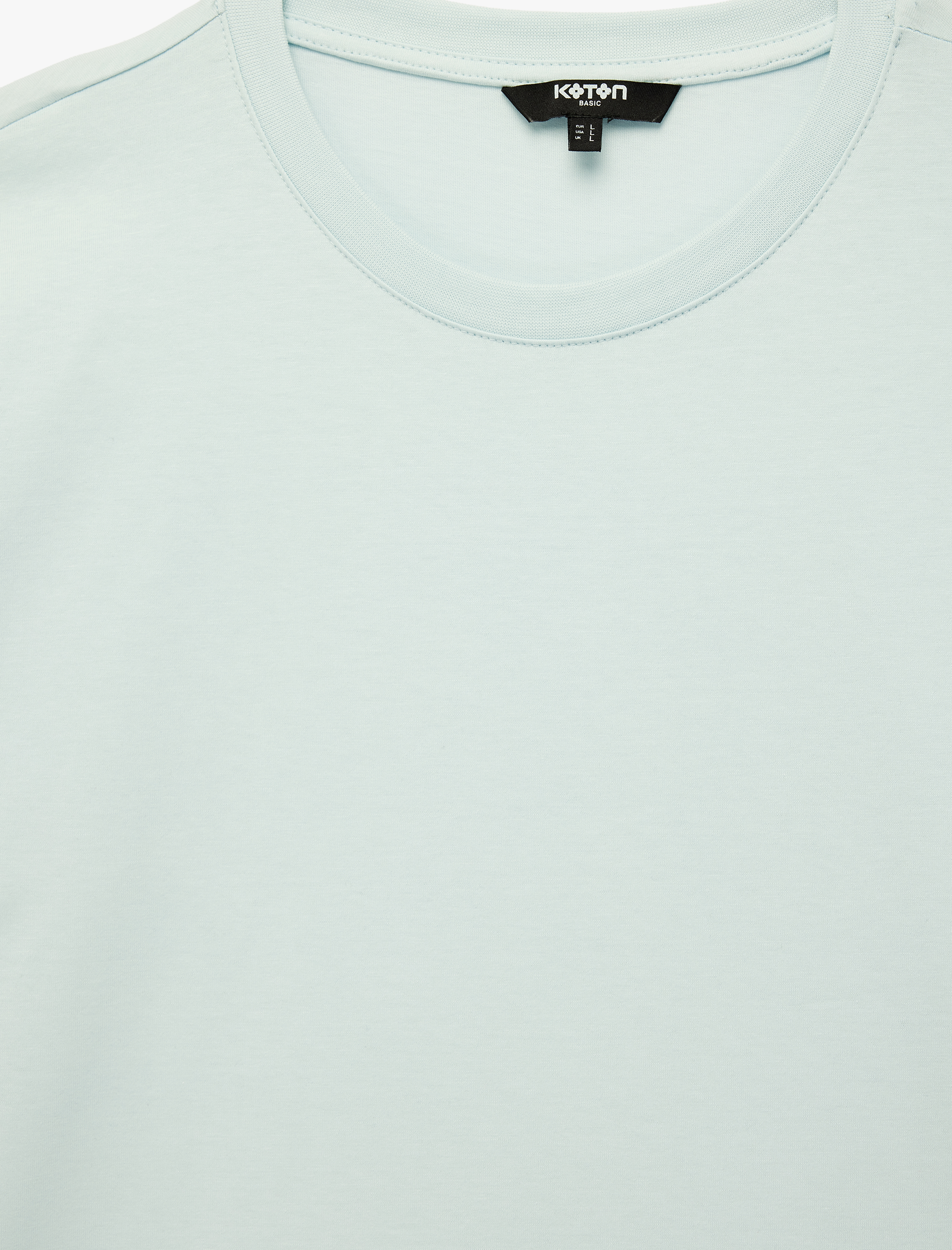   Regular Fit Kısa Kollu Bisiklet Yaka Basic Pamuklu Tişört