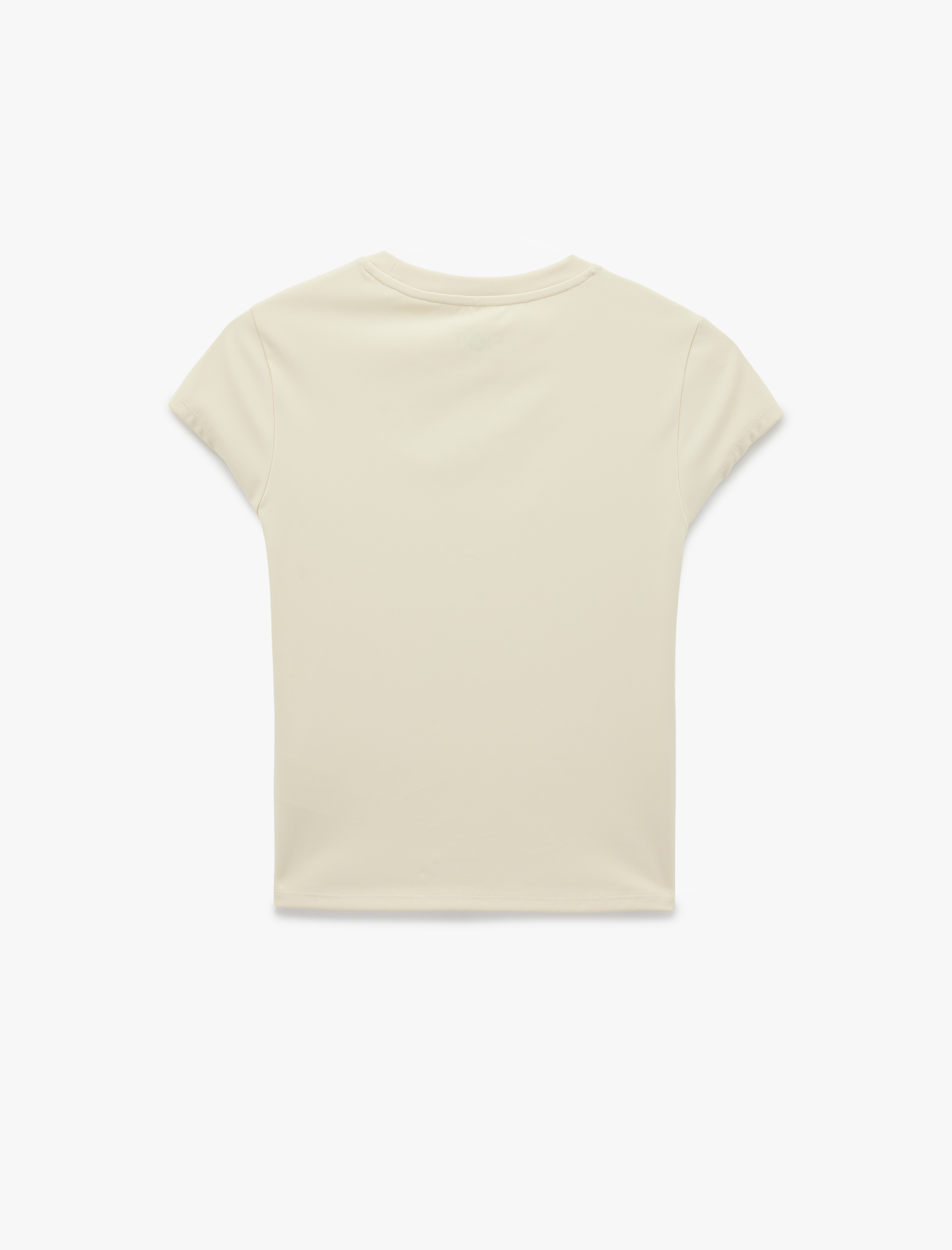   Slim Fit Kısa Kollu Bisiklet Yaka Spor Tişört