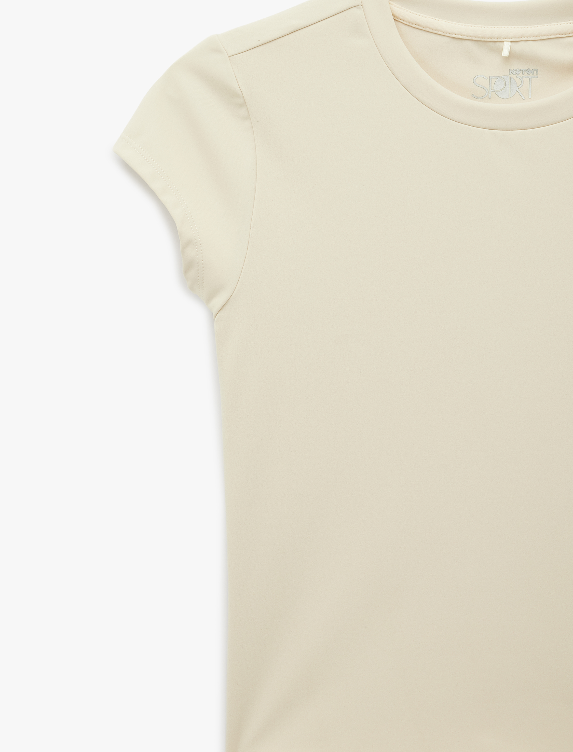   Slim Fit Kısa Kollu Bisiklet Yaka Spor Tişört