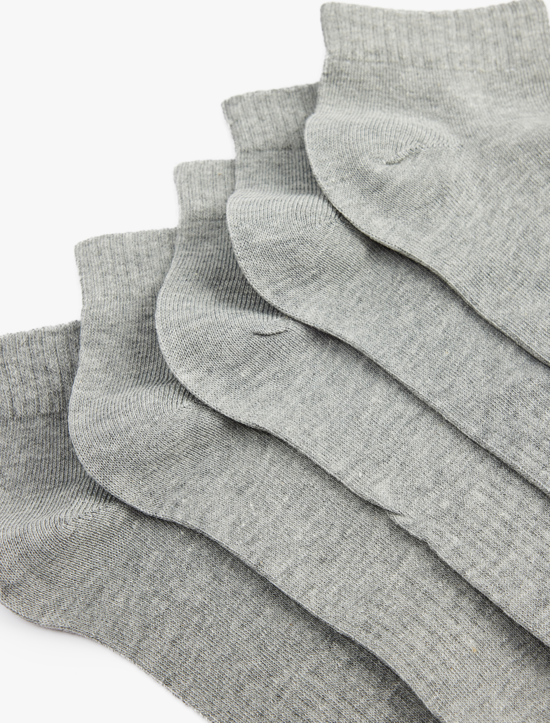  Erkek Basic 5'li Patik Çorap Seti