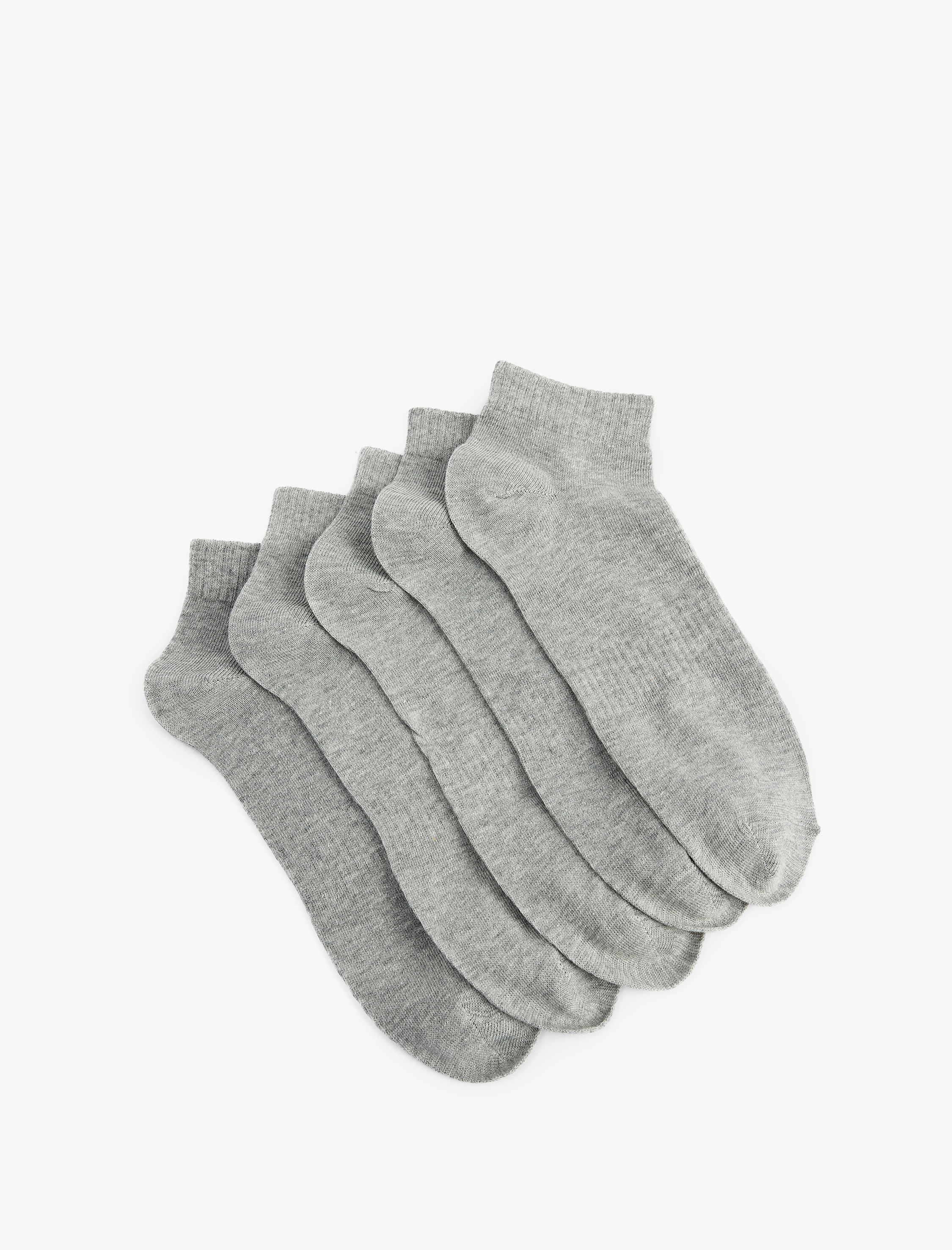 Erkek Basic 5'li Patik Çorap Seti