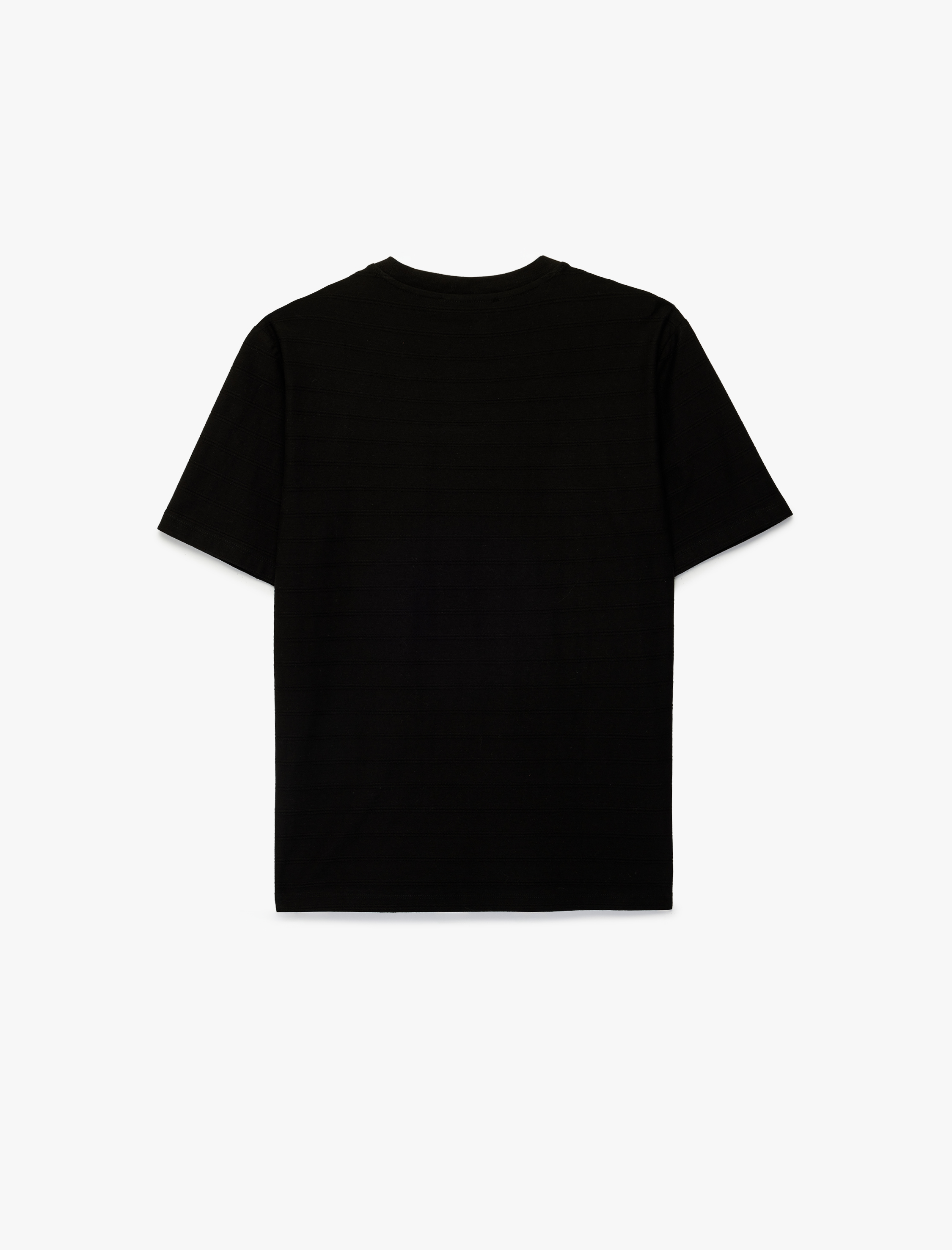   Regular Fit Bisiklet Yaka Pamuklu Kısa Kollu Tişört