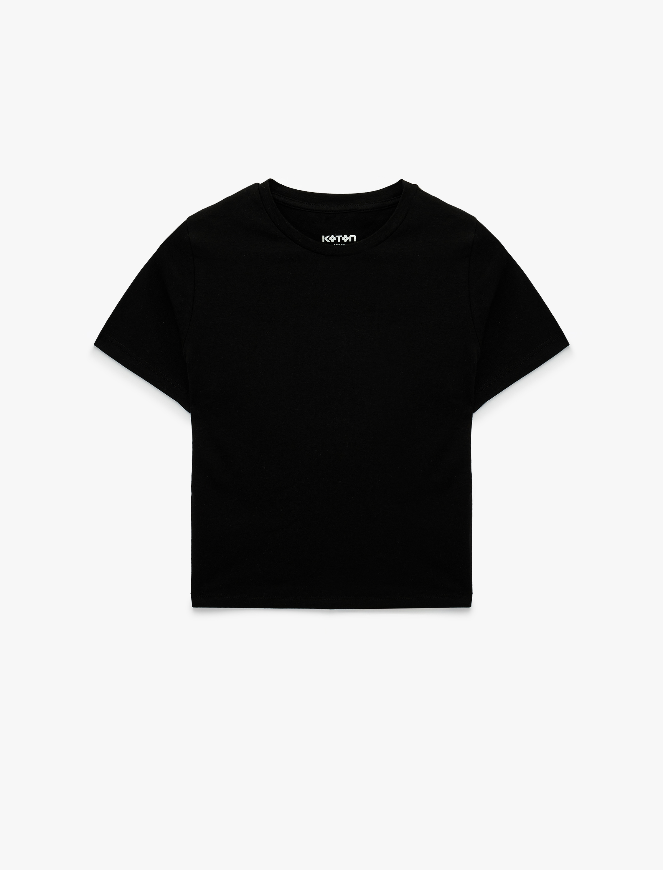   Pamuklu Slim Fit Kısa Kollu Bisiklet Yaka Spor Tişört