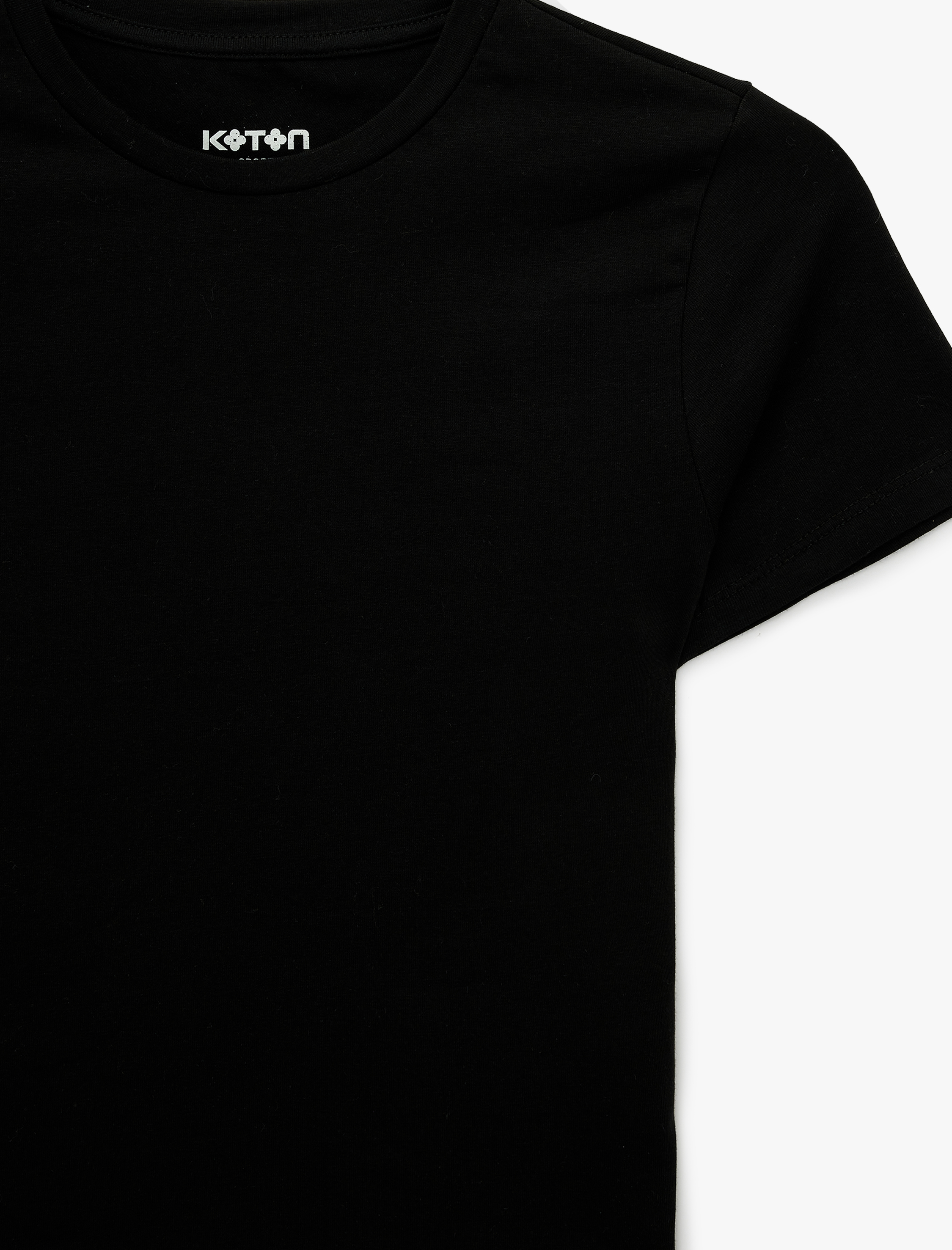   Pamuklu Slim Fit Kısa Kollu Bisiklet Yaka Spor Tişört