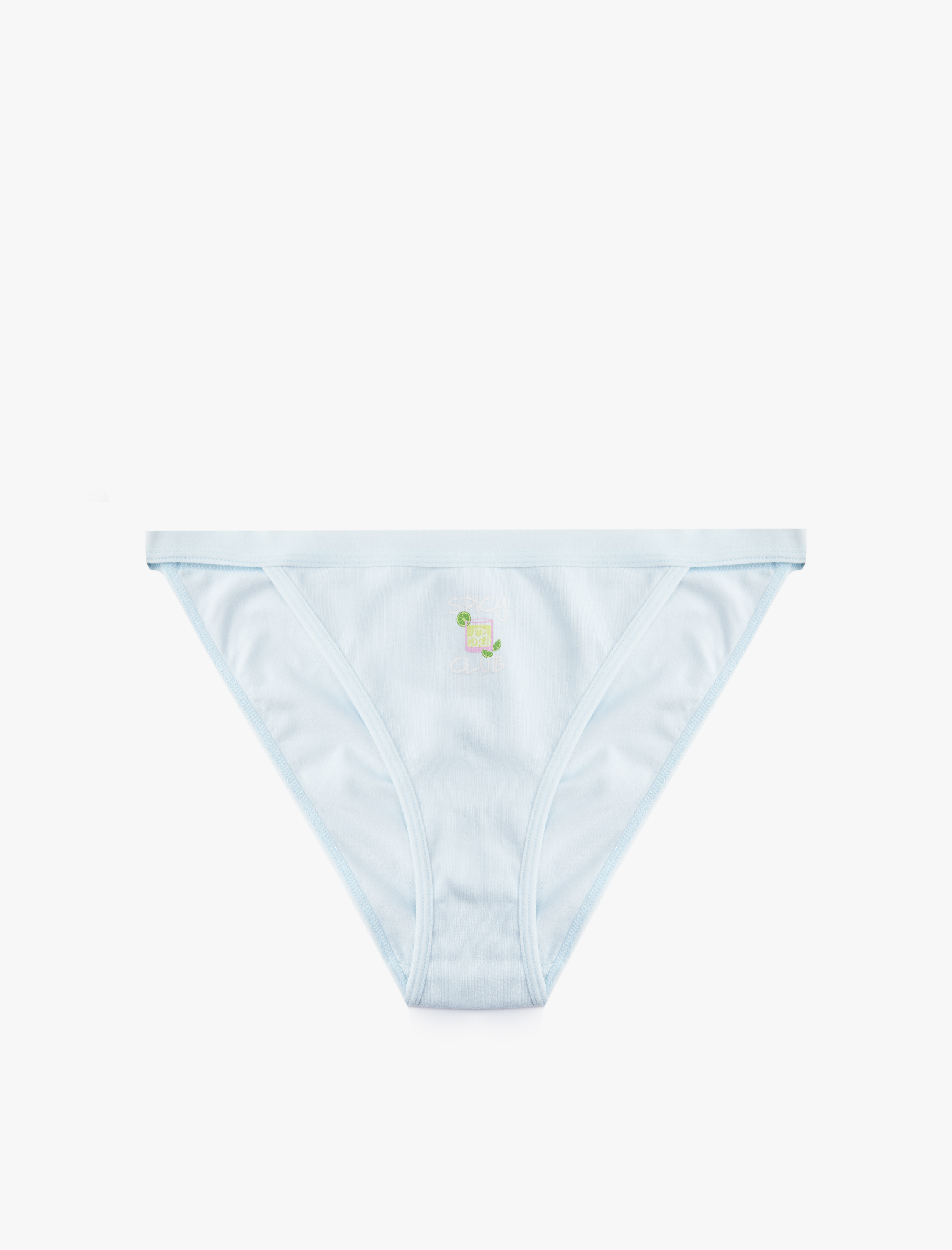   Pamuklu Rahat Kalıp Baskılı Brazilian Külot