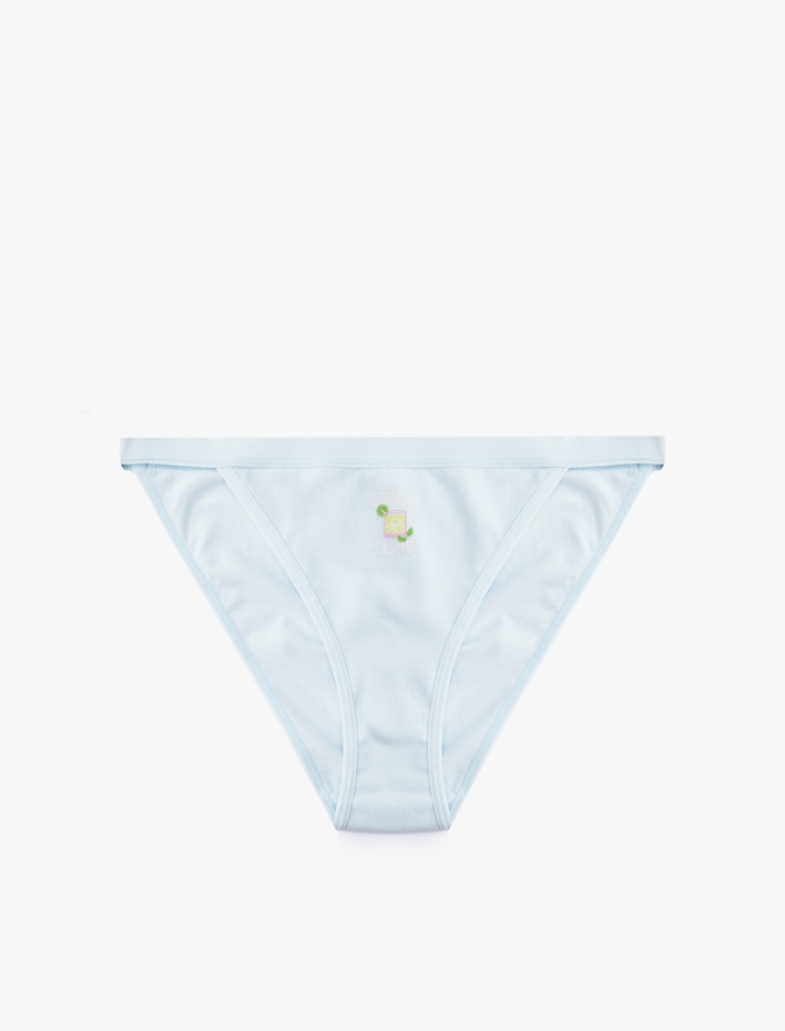  Pamuklu Rahat Kalıp Baskılı Brazilian Külot